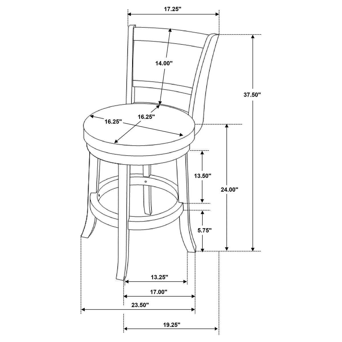 Broxton Swivel Counter Chair