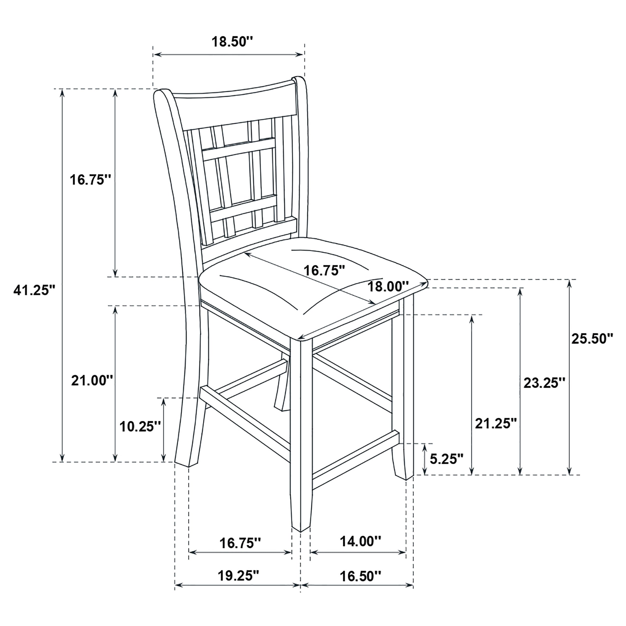 Lavon 5 Pc Counter Height Dining Sets