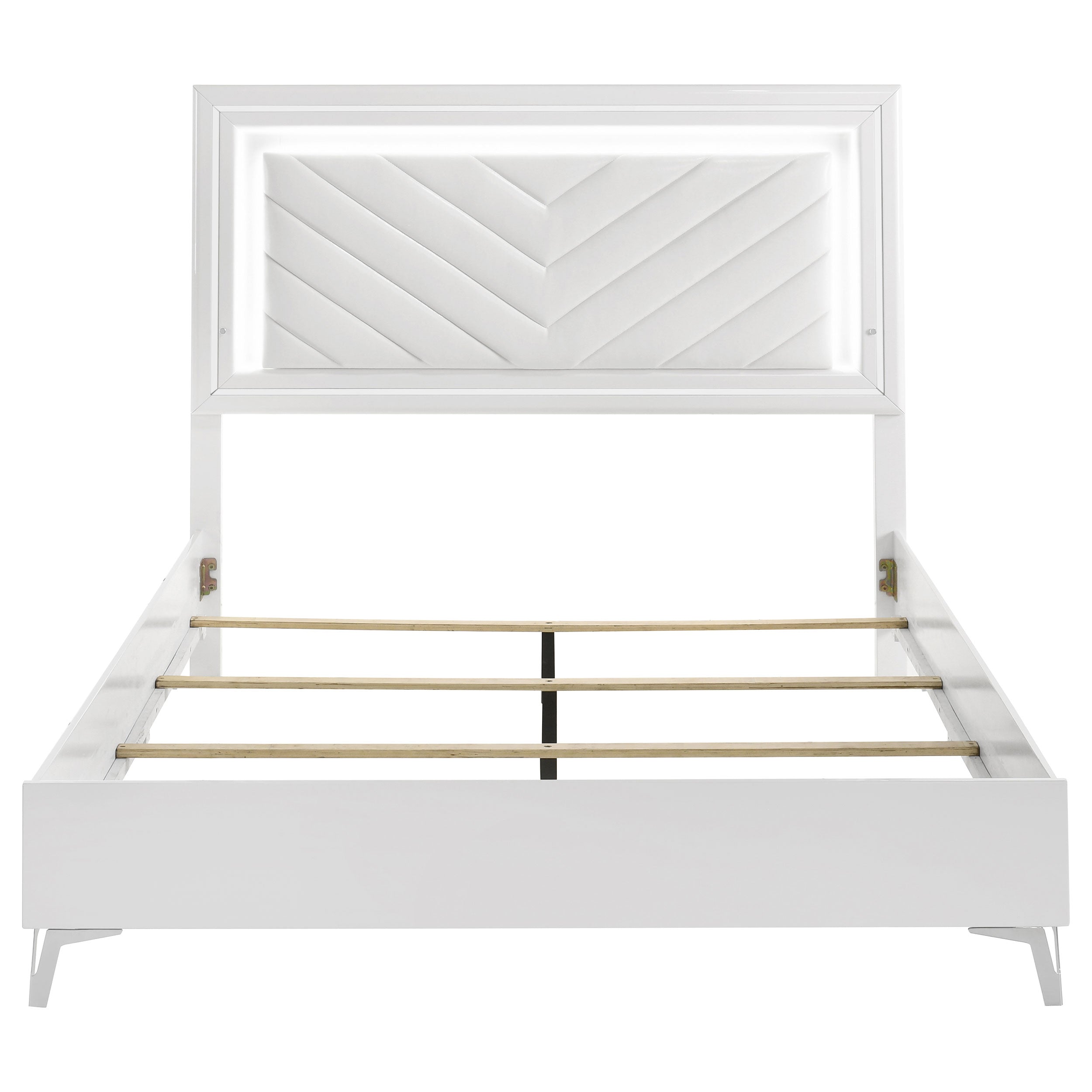 Cassia Panel Bed with LED Lighting