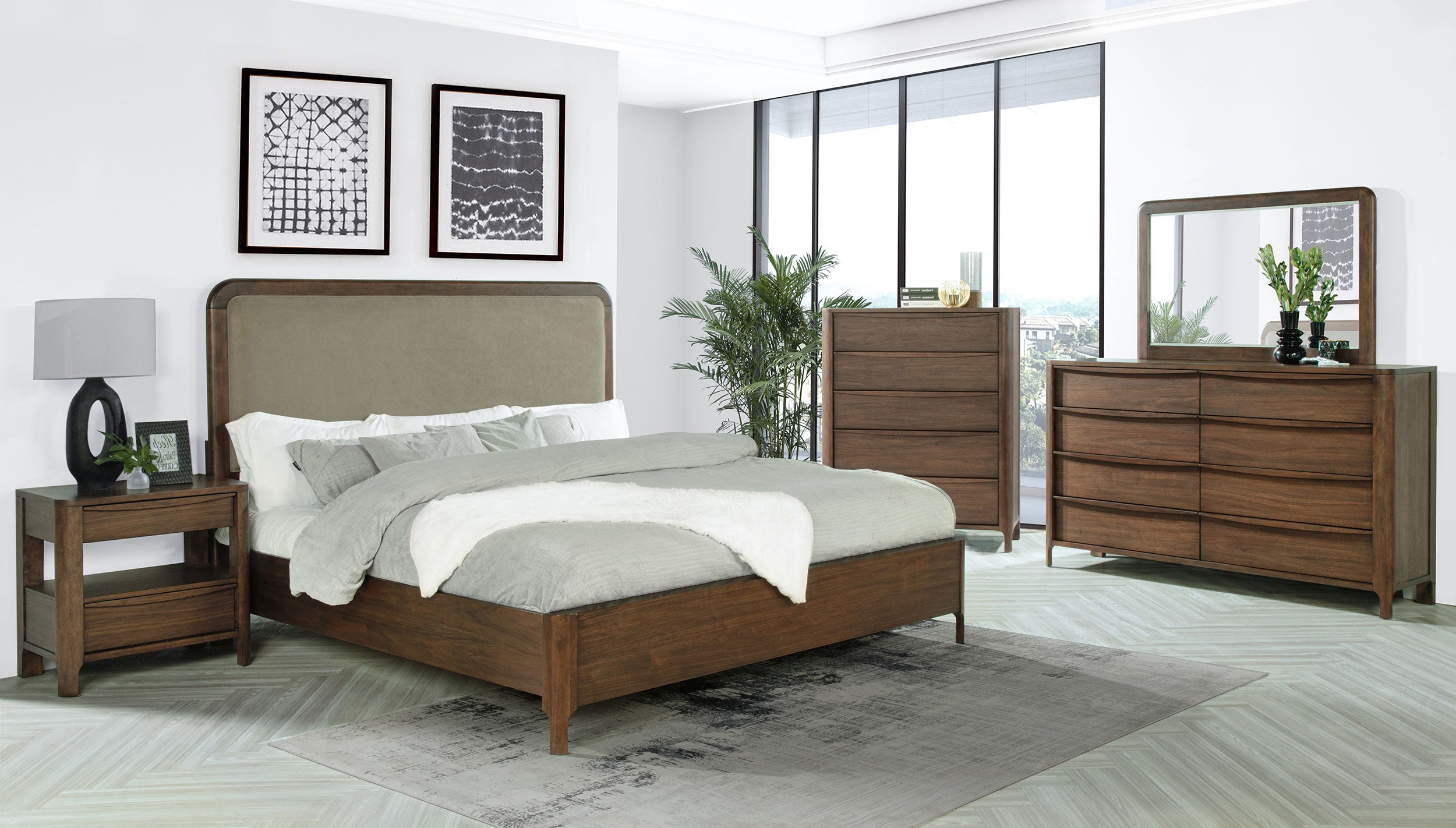 Maderia Panel Bed