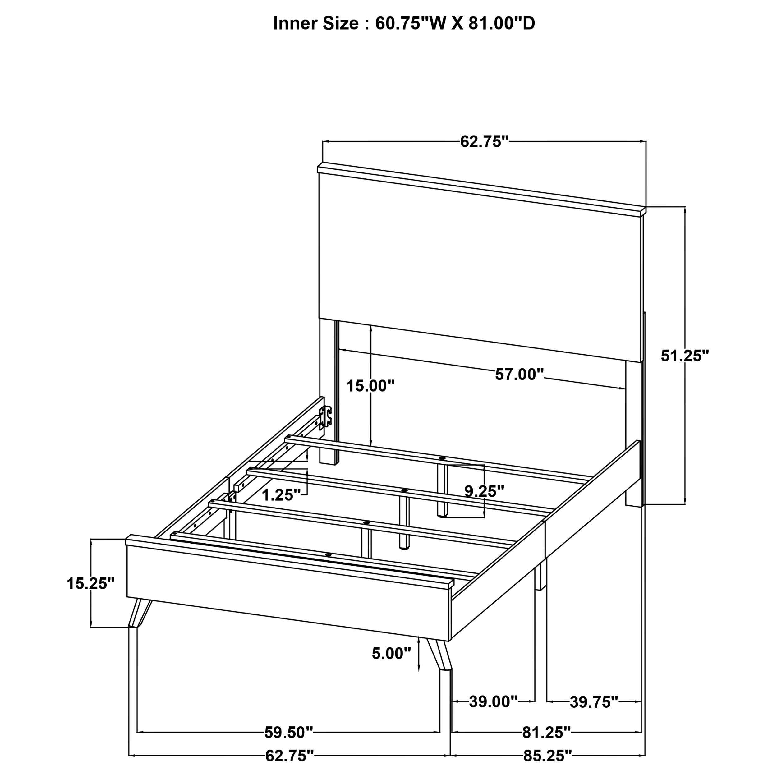 Kaywood Panel Bed