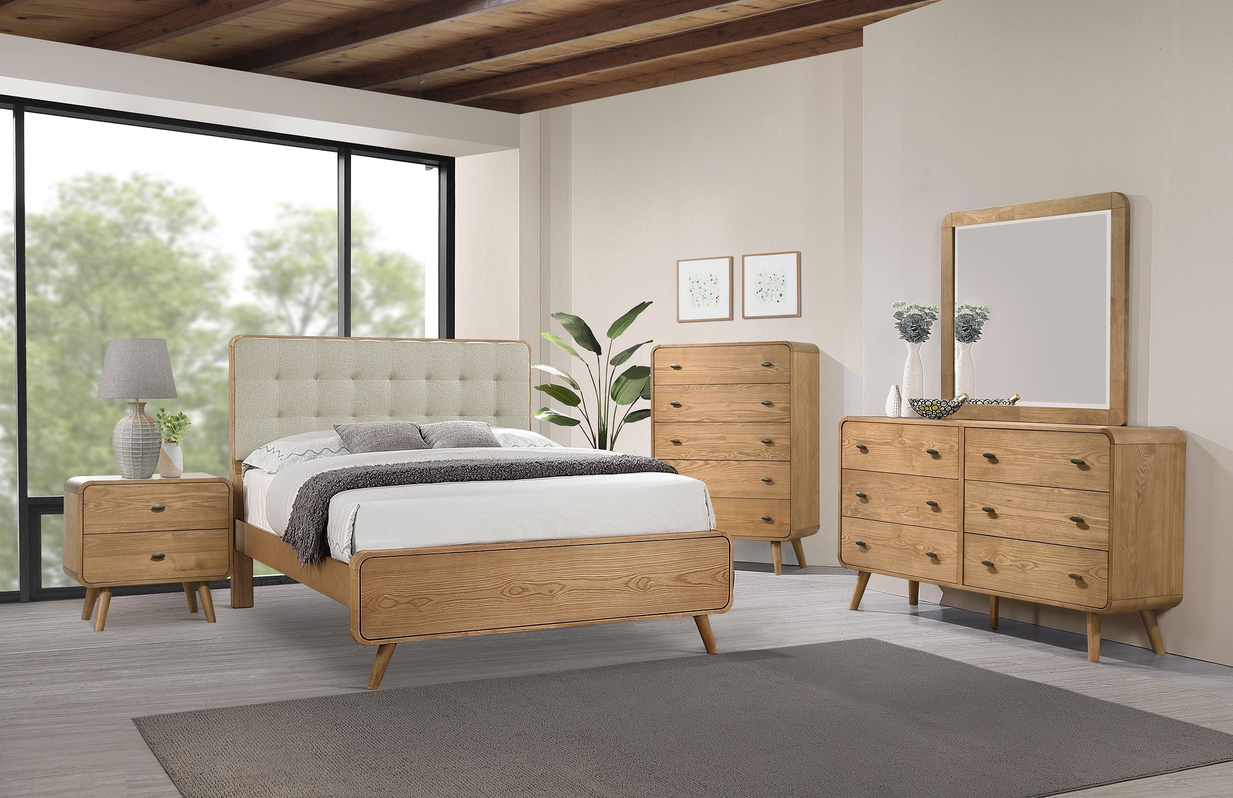 Robyn Panel Platform Bed