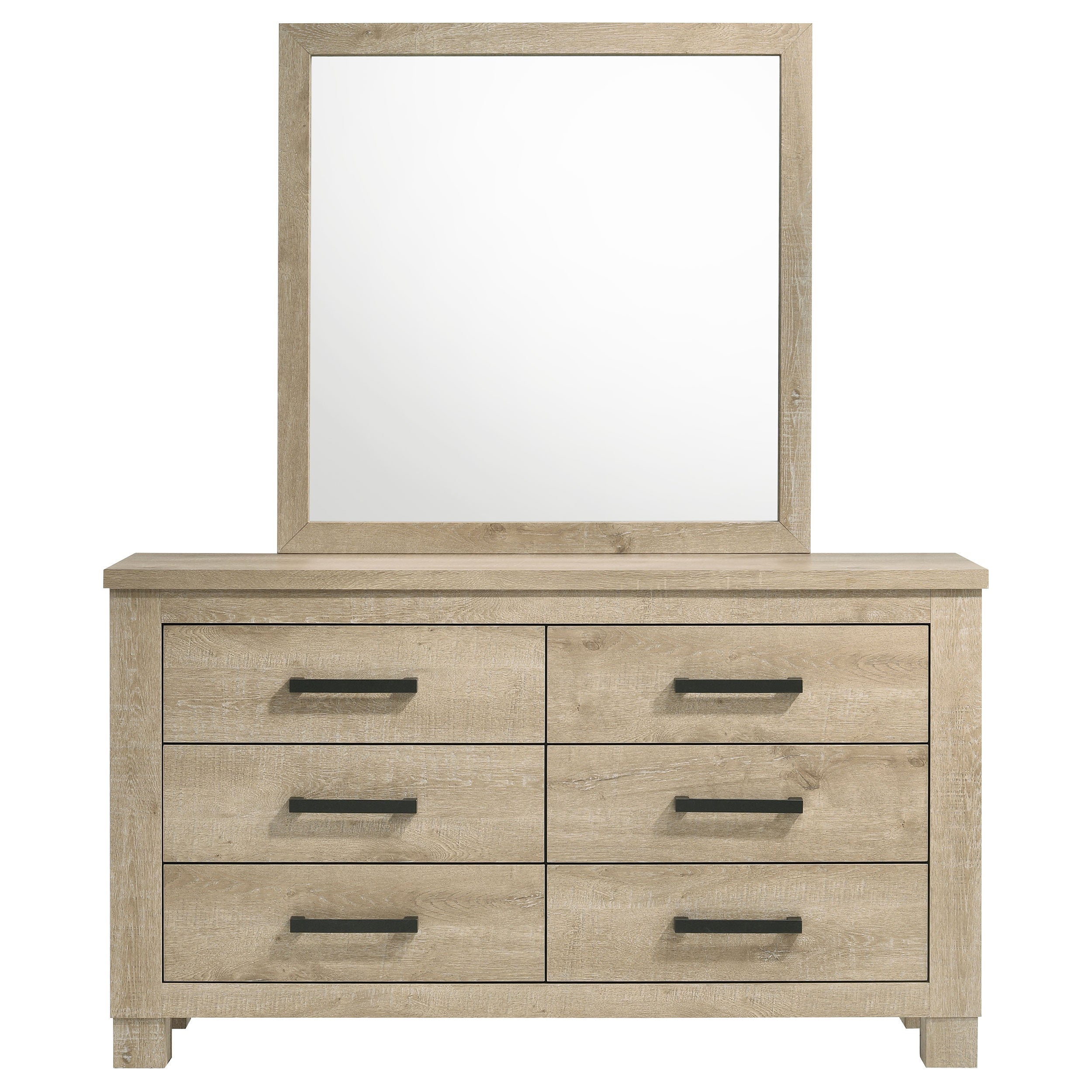 Oakglen Dresser With Mirrors