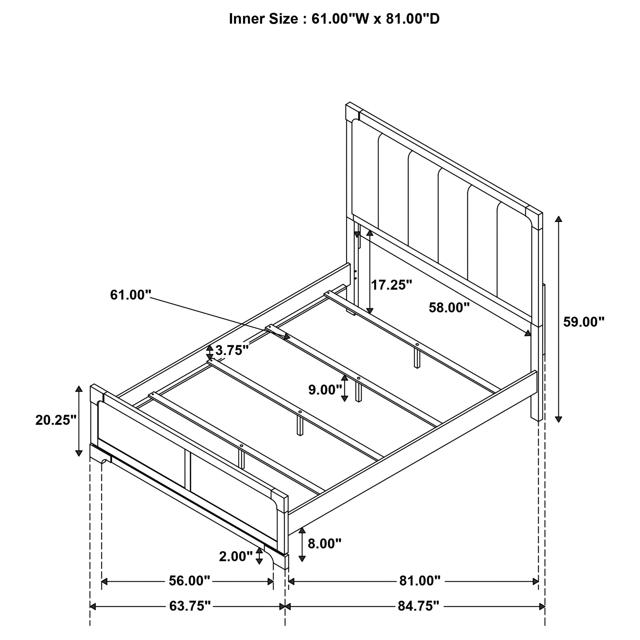 Gran Park Panel Bed