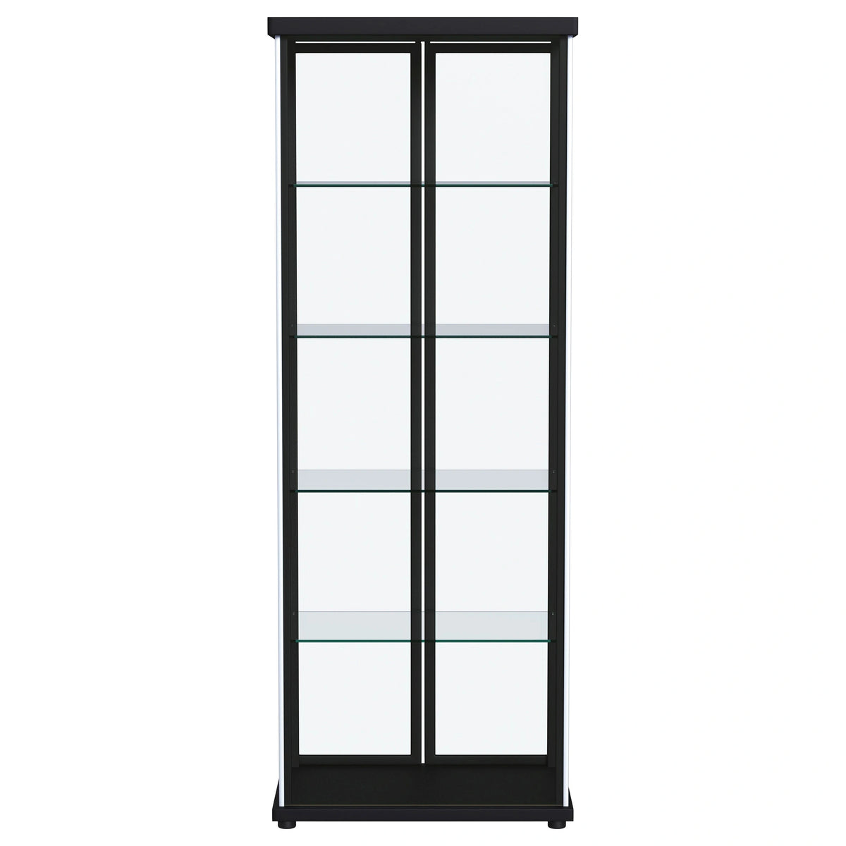 Aero Curio Cabinet with LED Lighting