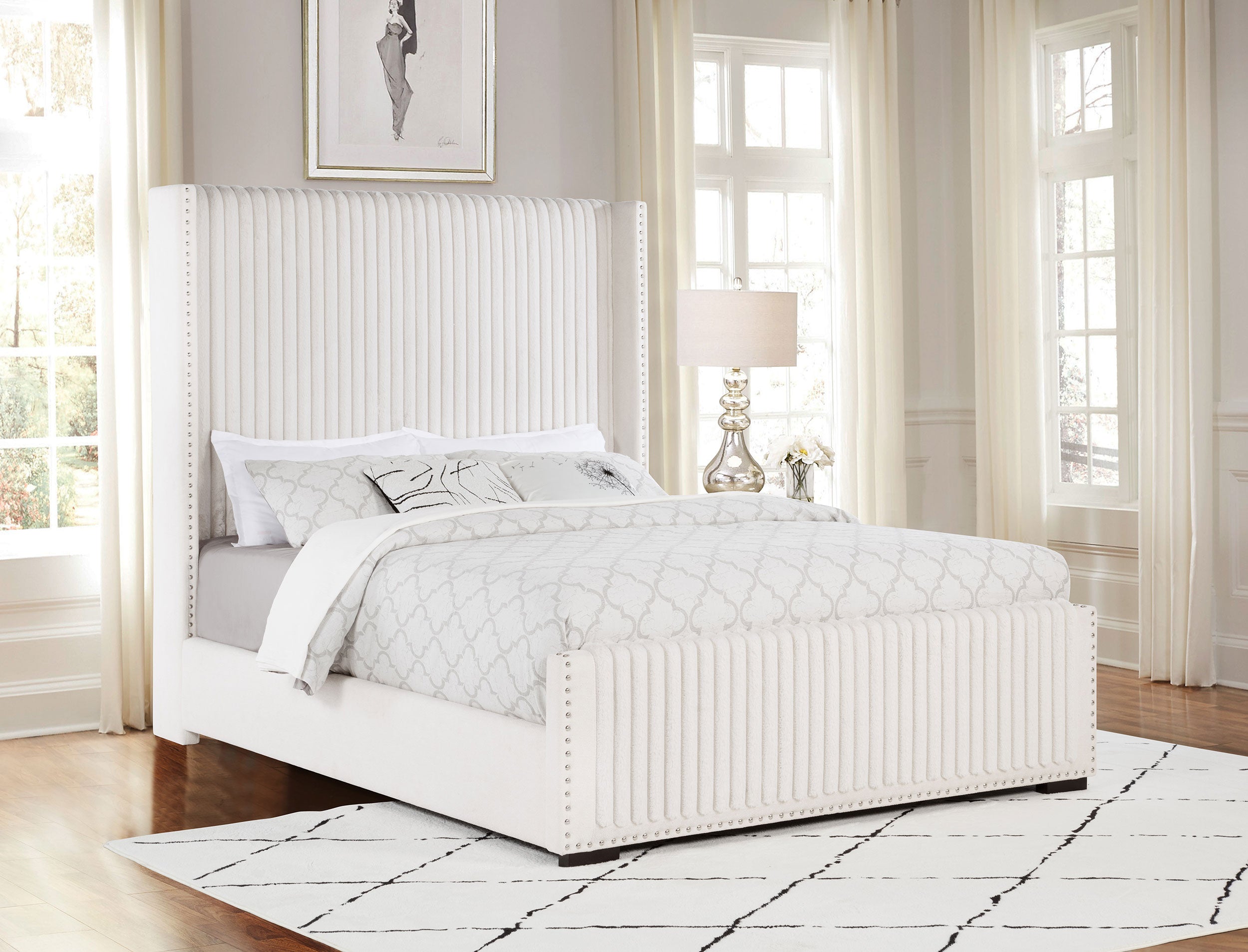 Natasha Wingback Bed