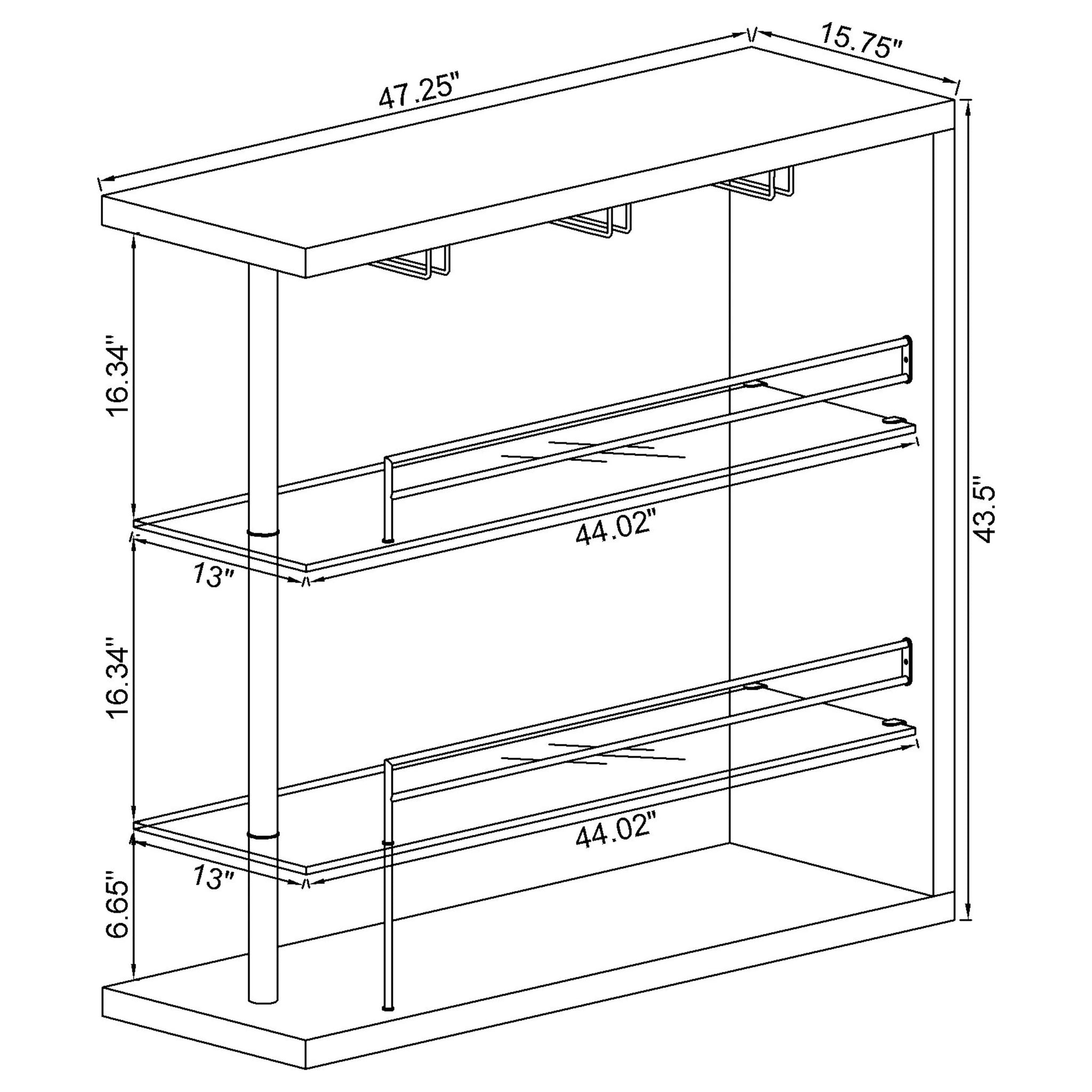 Prescott Bar Shelf