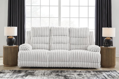 Rhines Falls Power Reclining Sofa with Drop Down Table