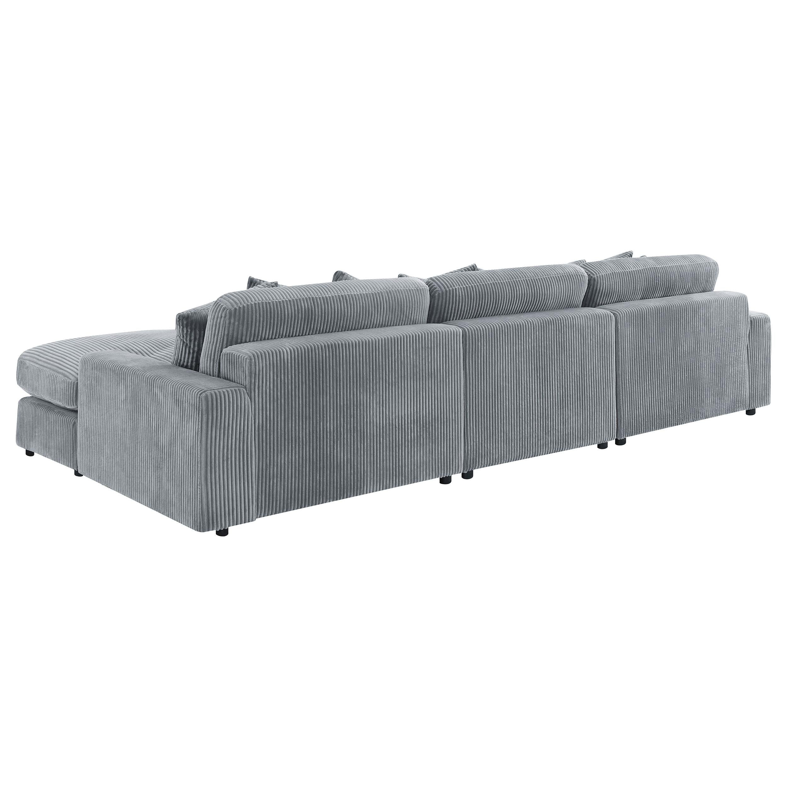 Blaine Upholstered Reversible Chaise Sectional Sofa
