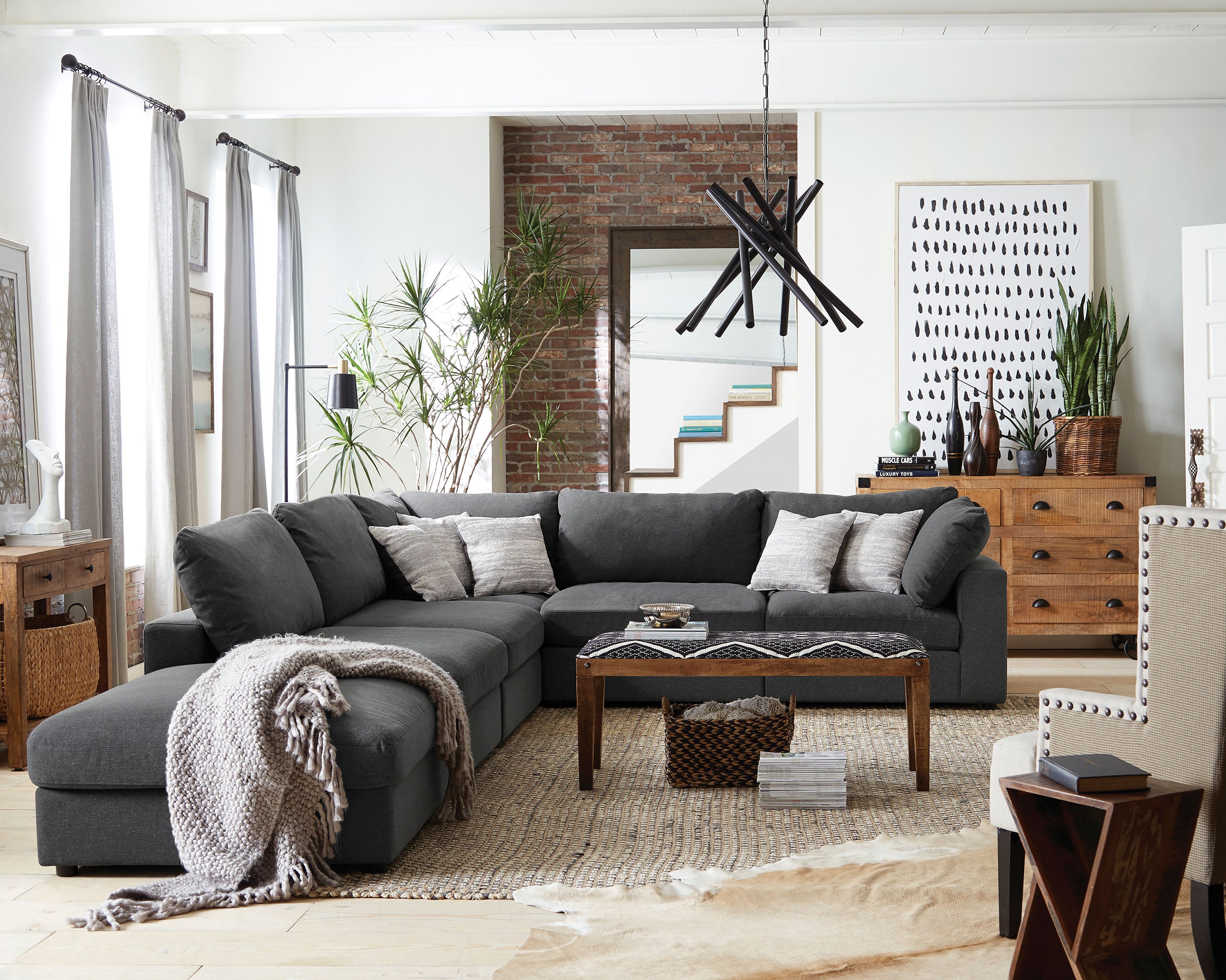 Serene Armless Chair