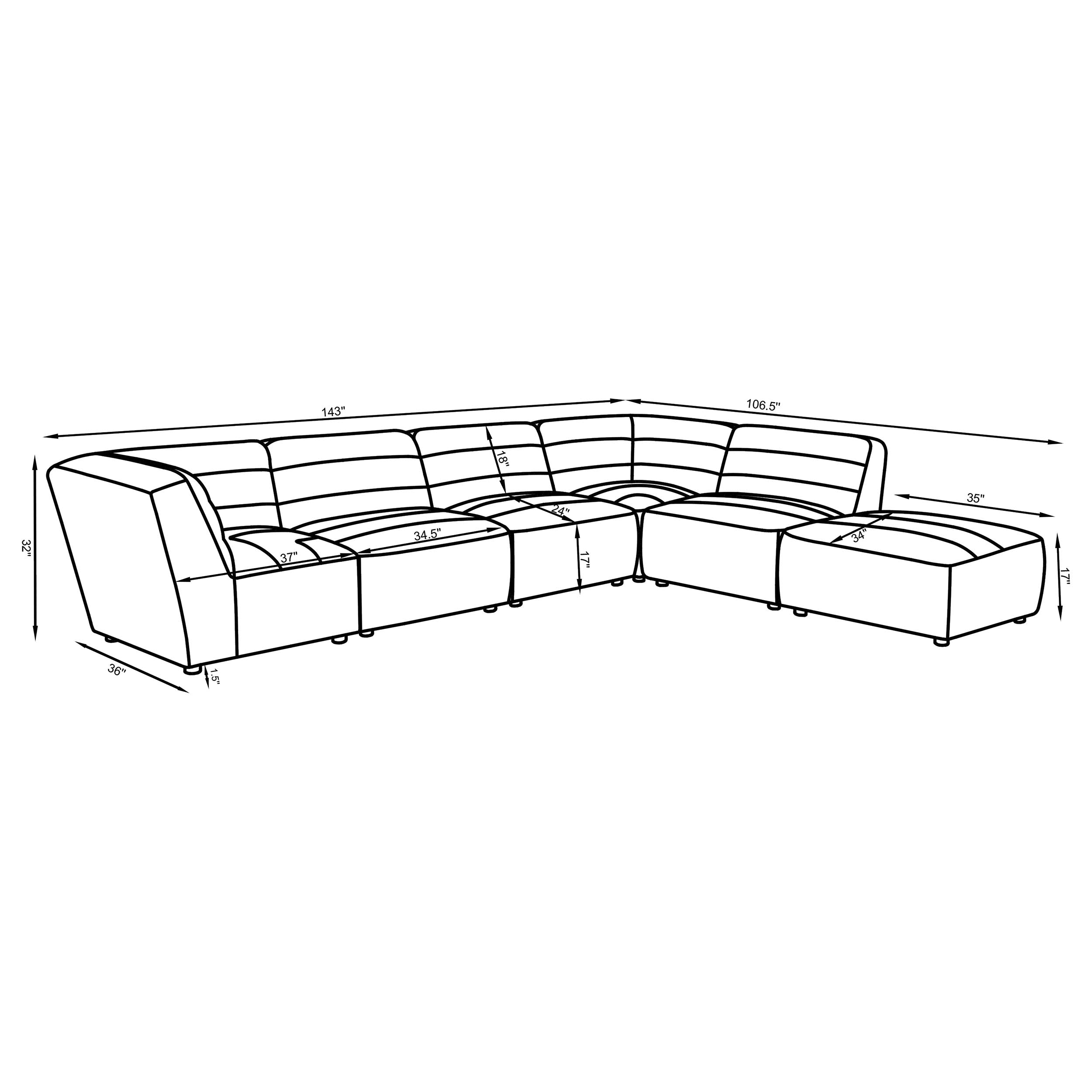 Sunny Modular Sectional Sofa