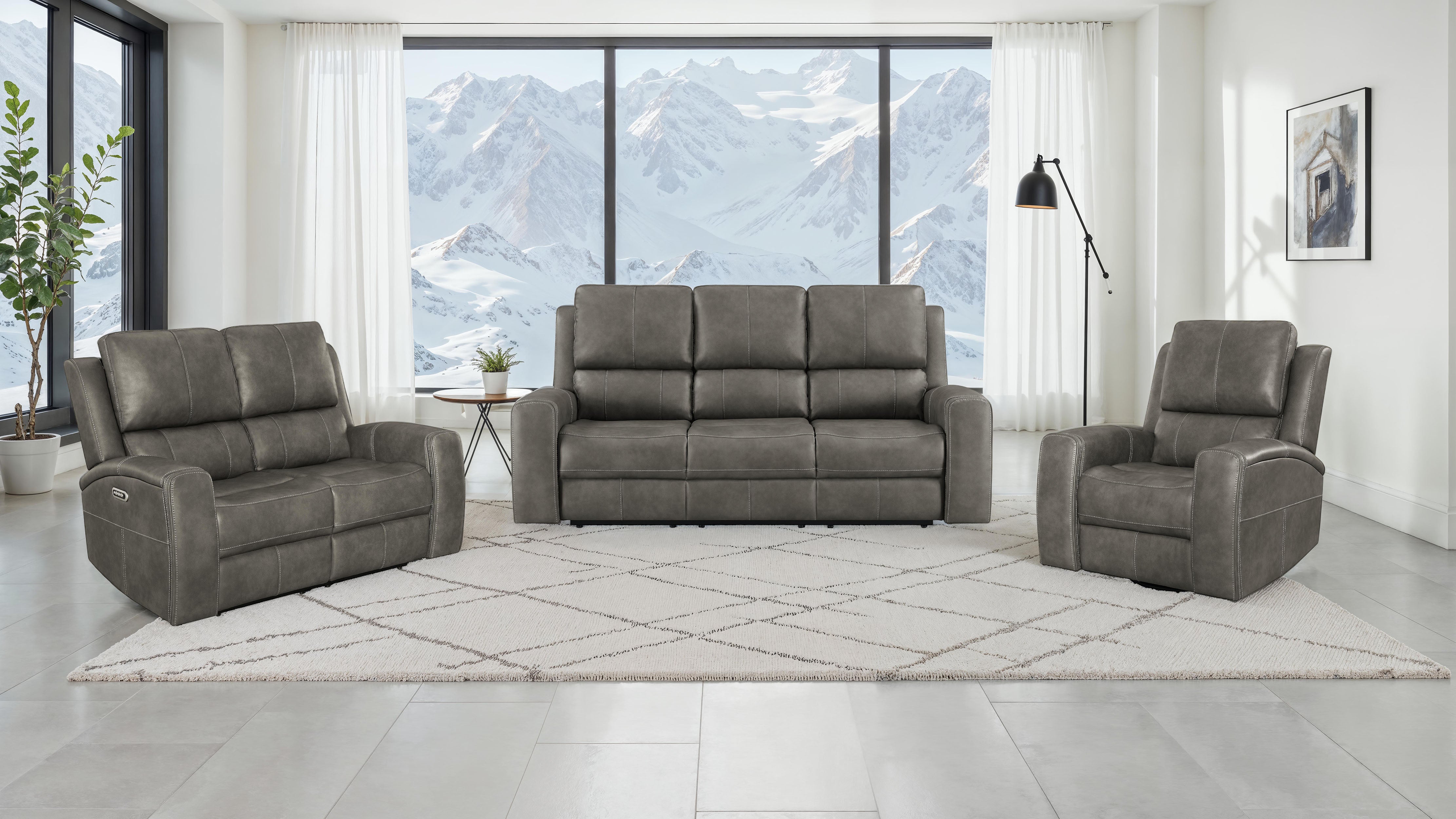 Brickston Triple Power Reclining Sofa