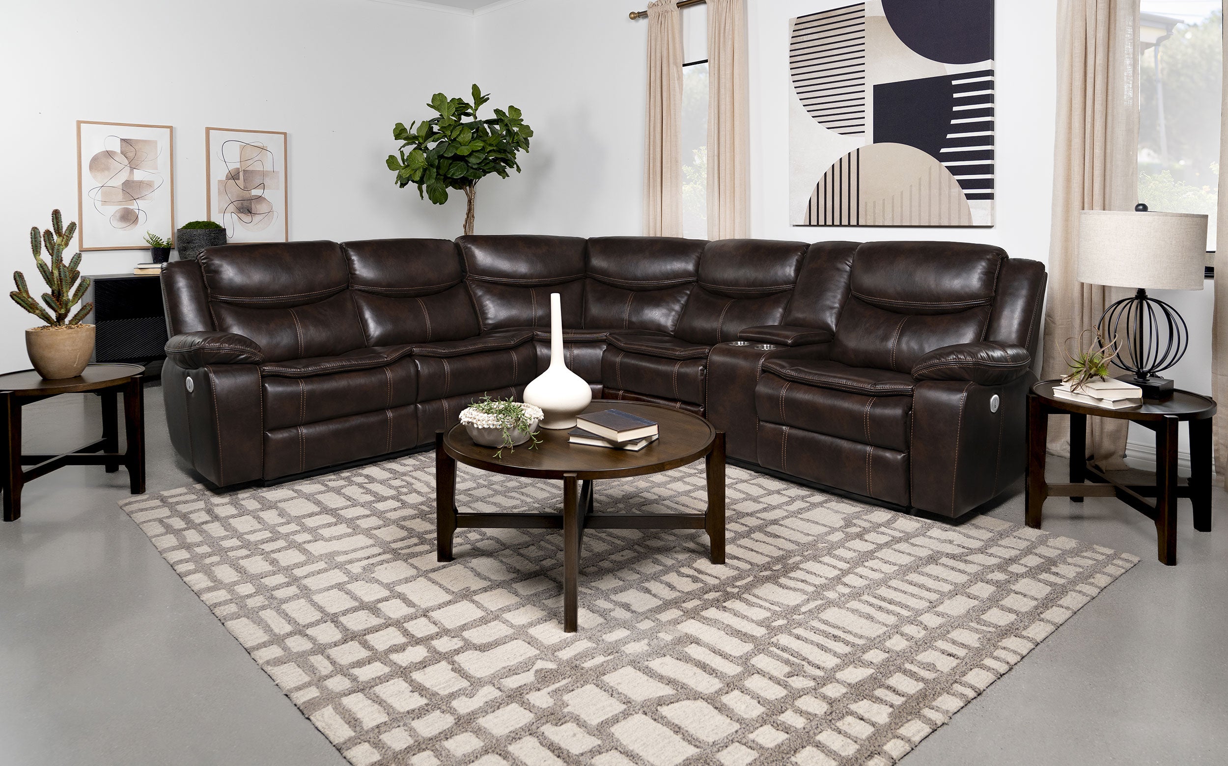 Sycamore Power Reclining Sectional Sofa