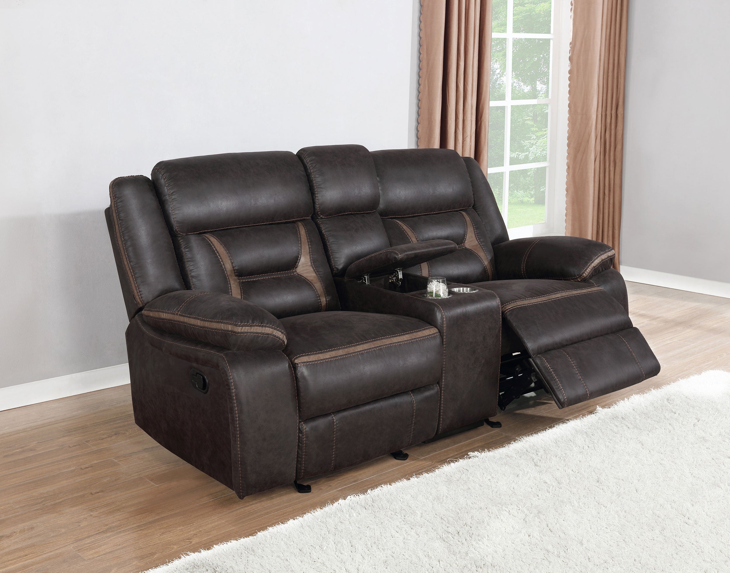 Greer Reclining Glider Loveseat