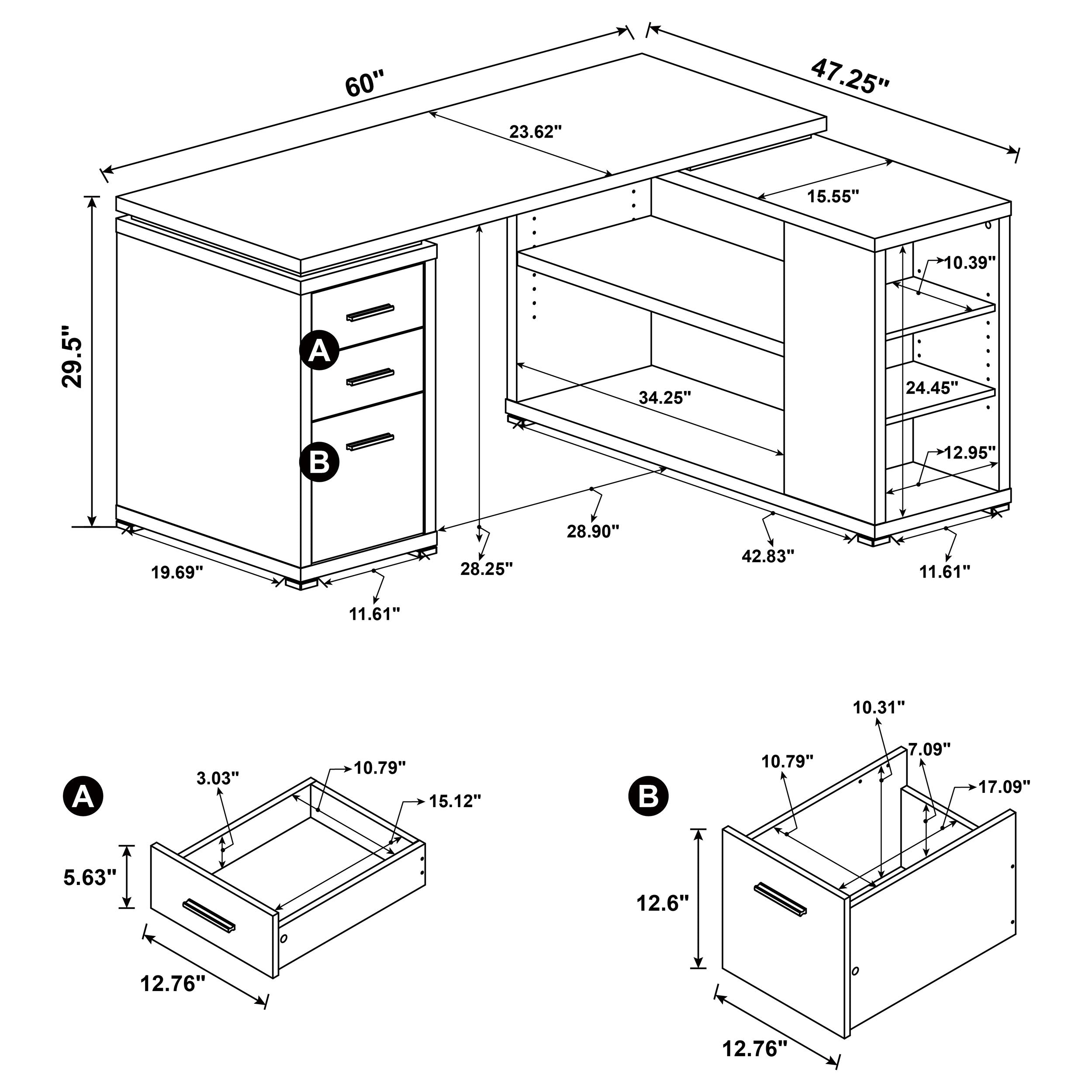 Yvette Computer Desk