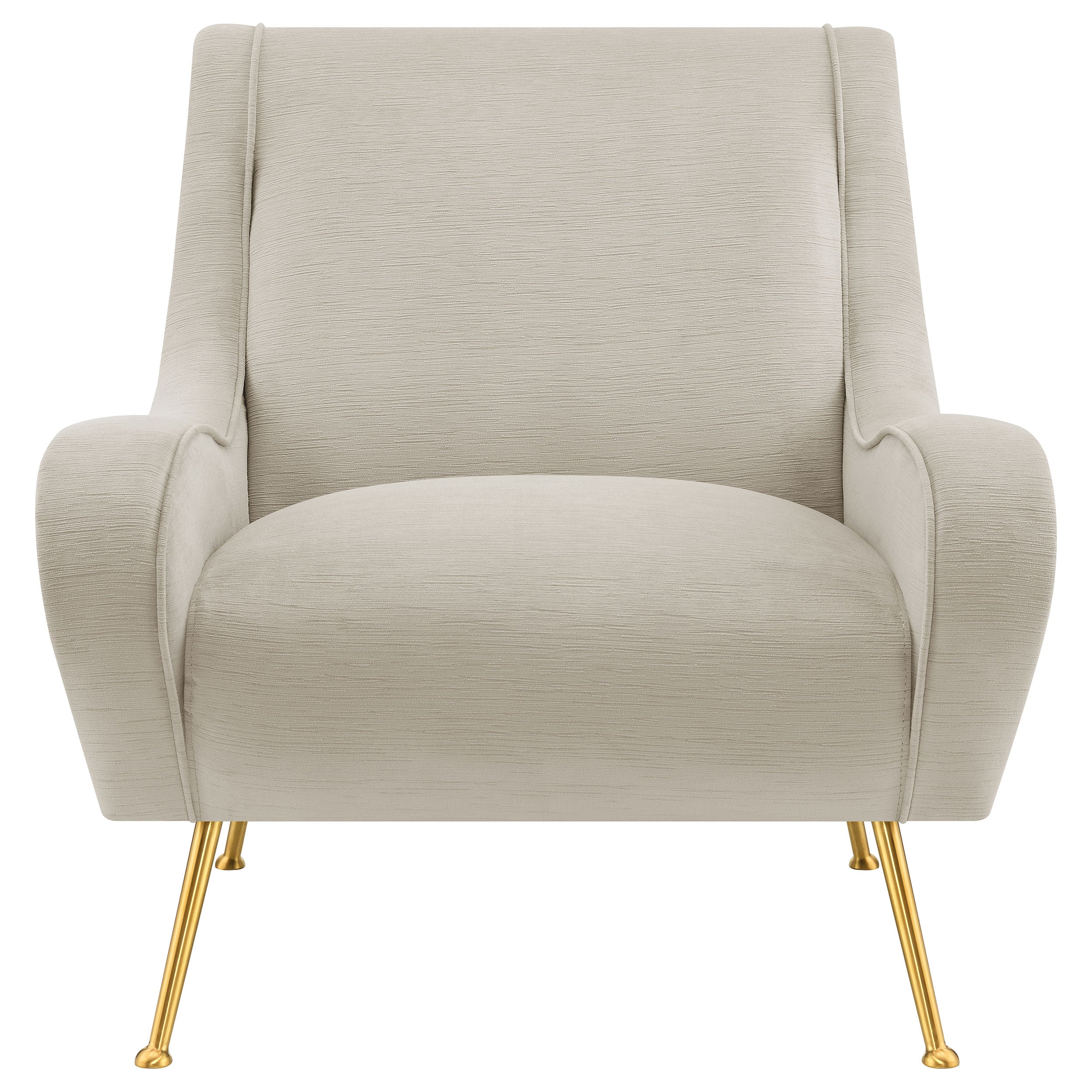 Ricci Upholstered Saddle Arms Accent Chair