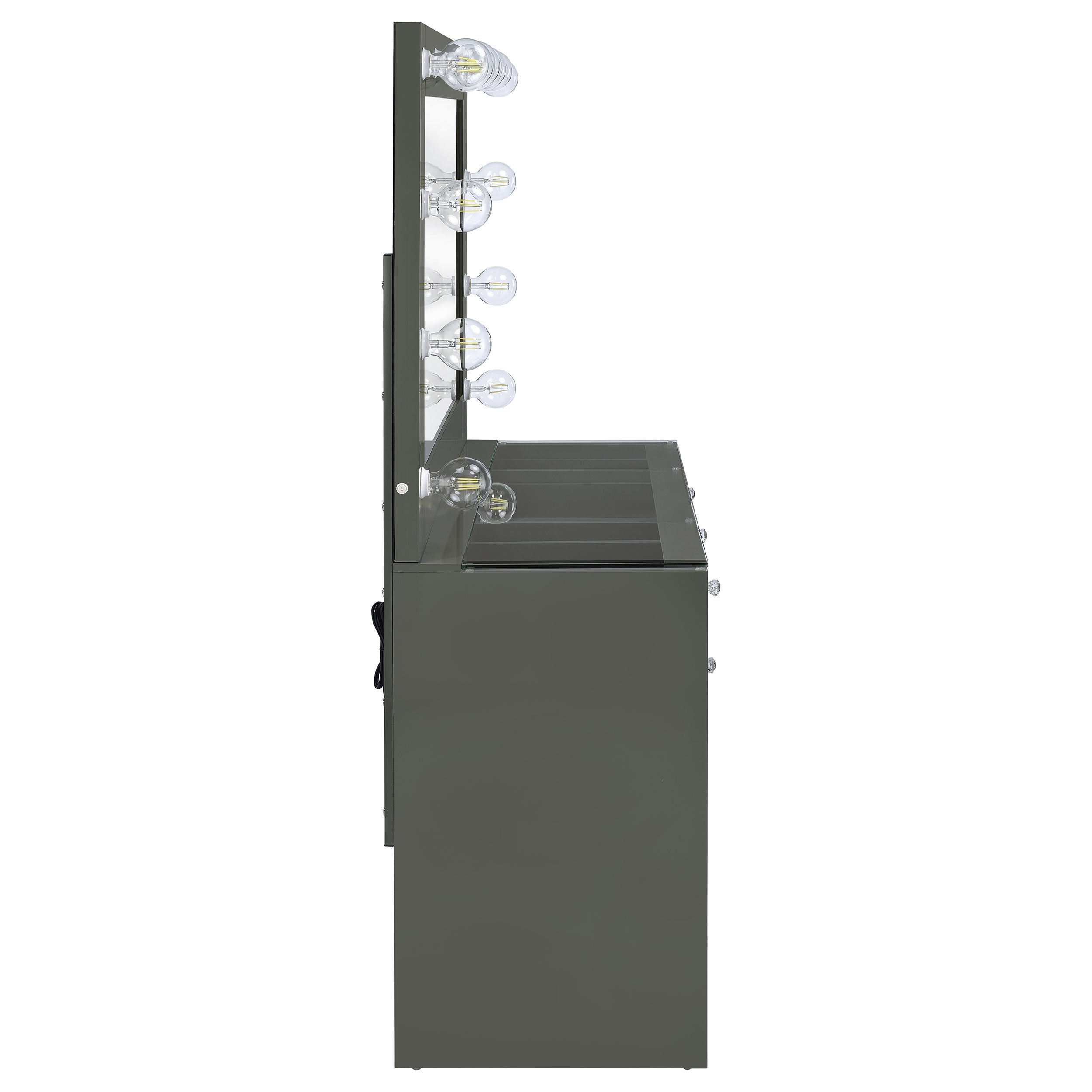 Acena Makeup Vanity Table with LED Mirror