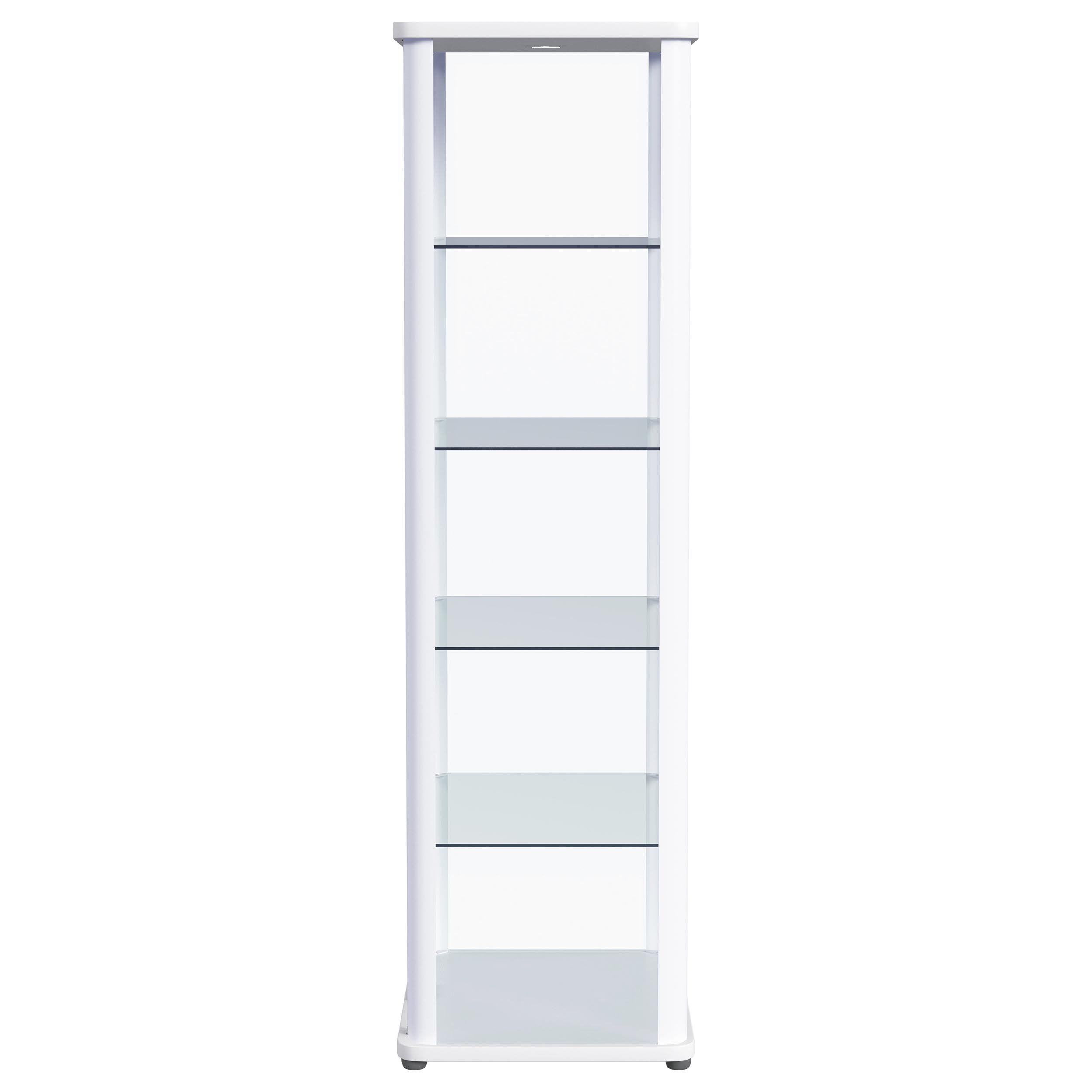 Aero Curio Cabinet with LED Lighting