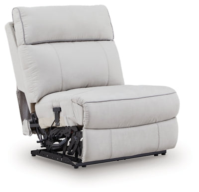 Social Pointe Reclining Sectional with Storage Consoles
