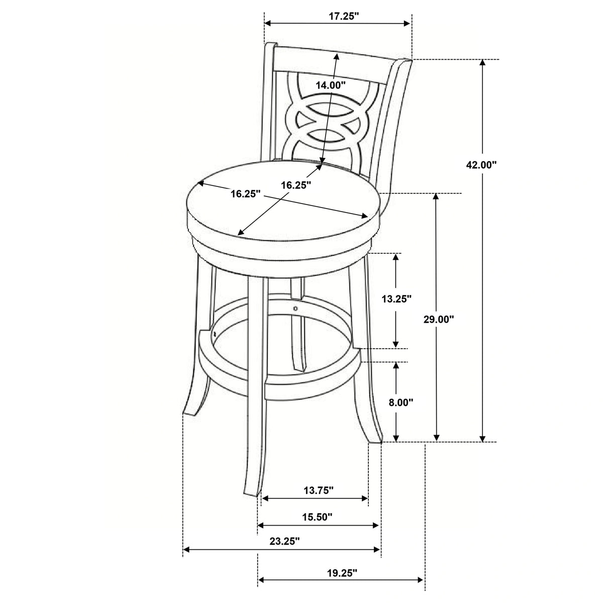 Calecita Swivel Bar Chair