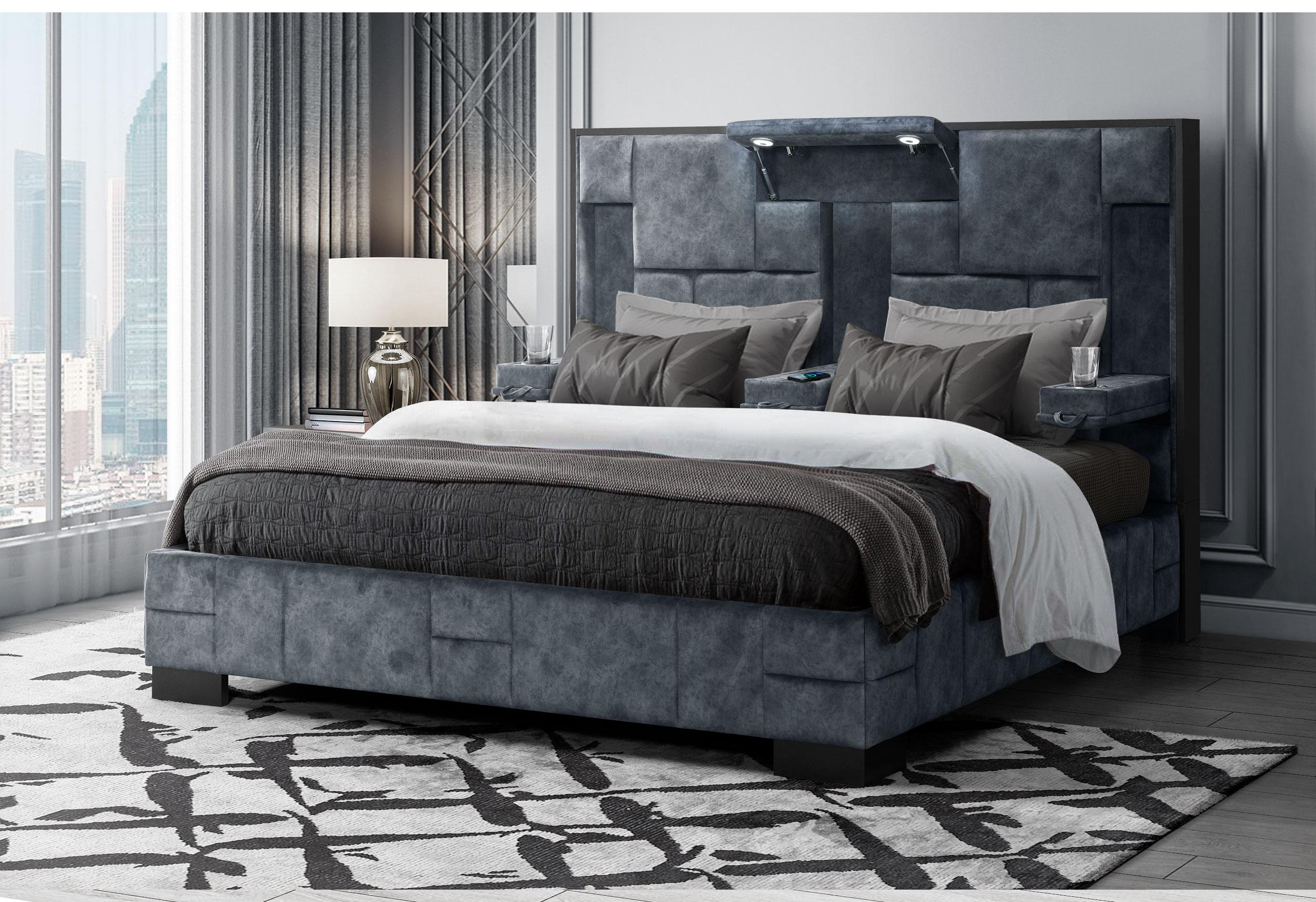 OSCAR DOMINO GRANITE KING BED
