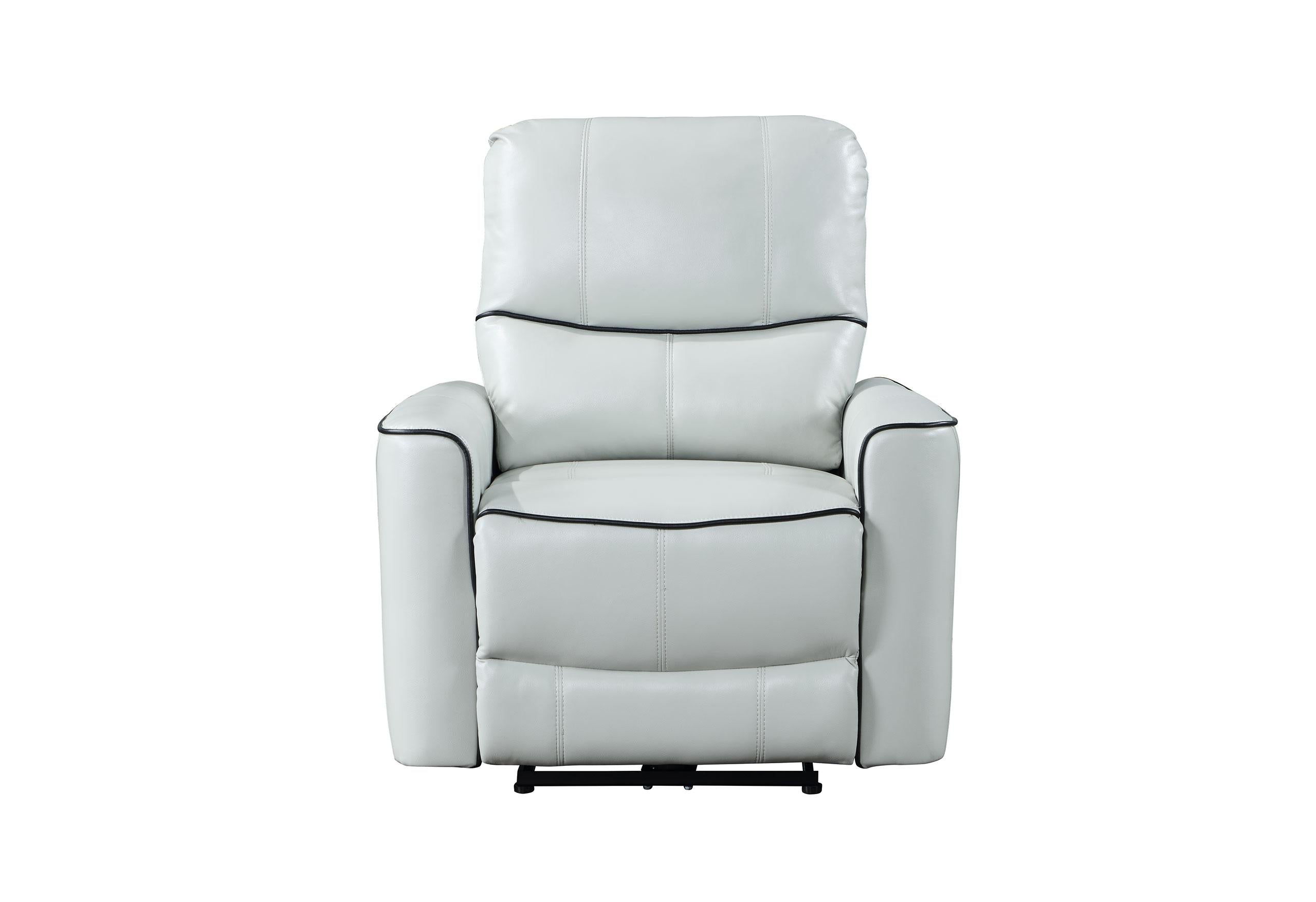 U1790 LIGHT GREY POWER RECLINER
