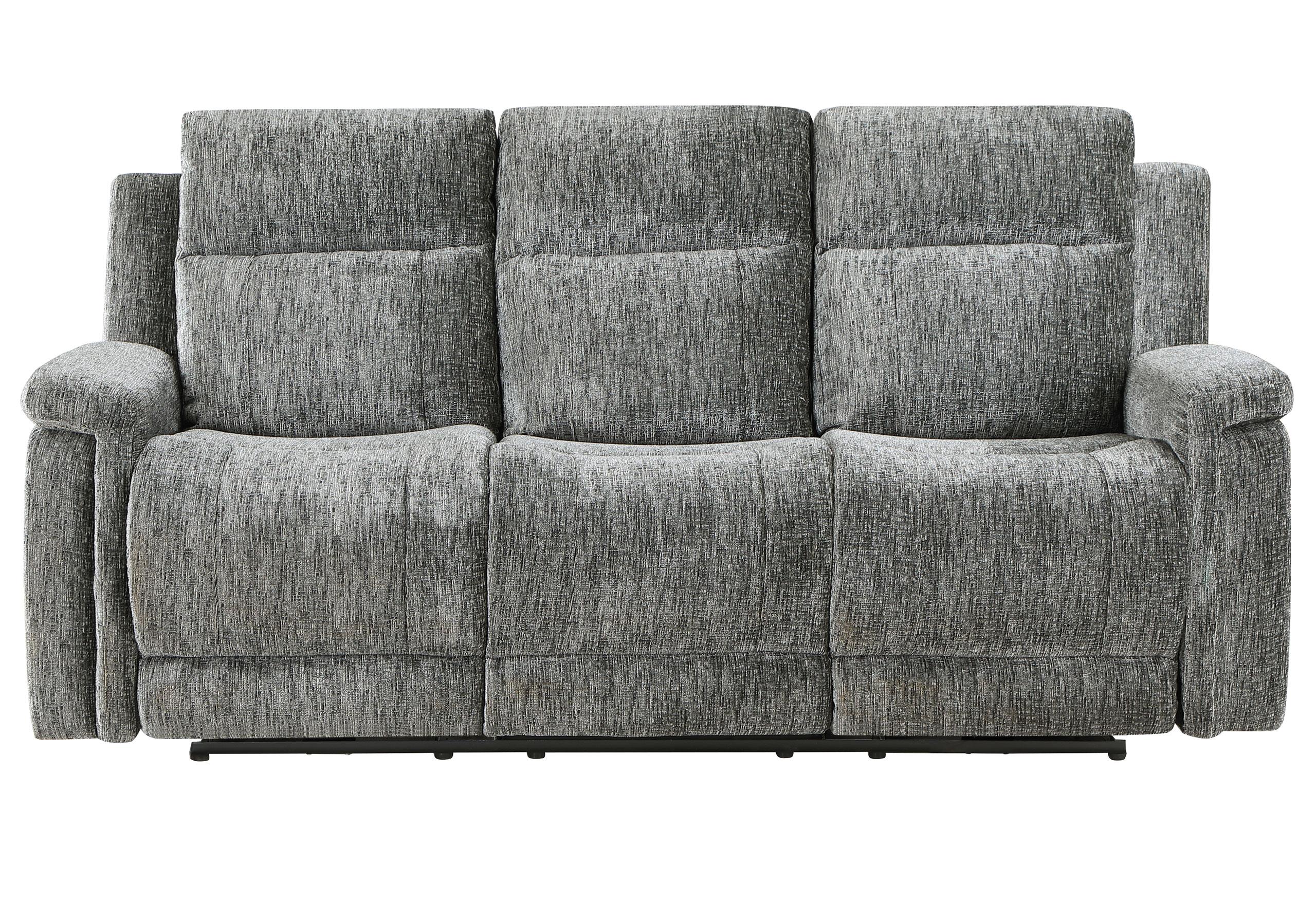 U1797 DARK GREY POWER RECLINING SOFA