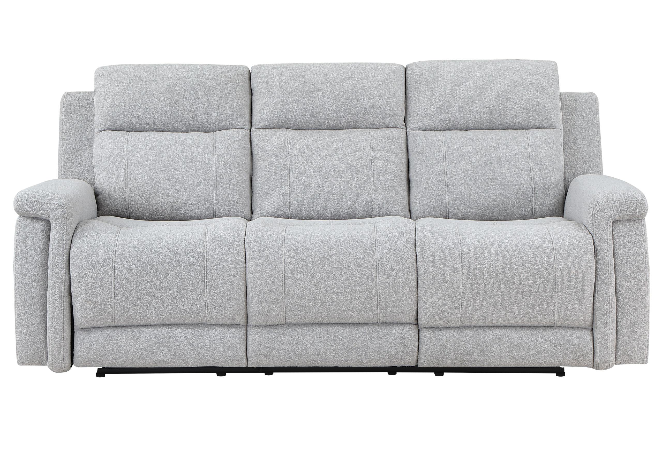 U1797 GREY RECLINING SOFA
