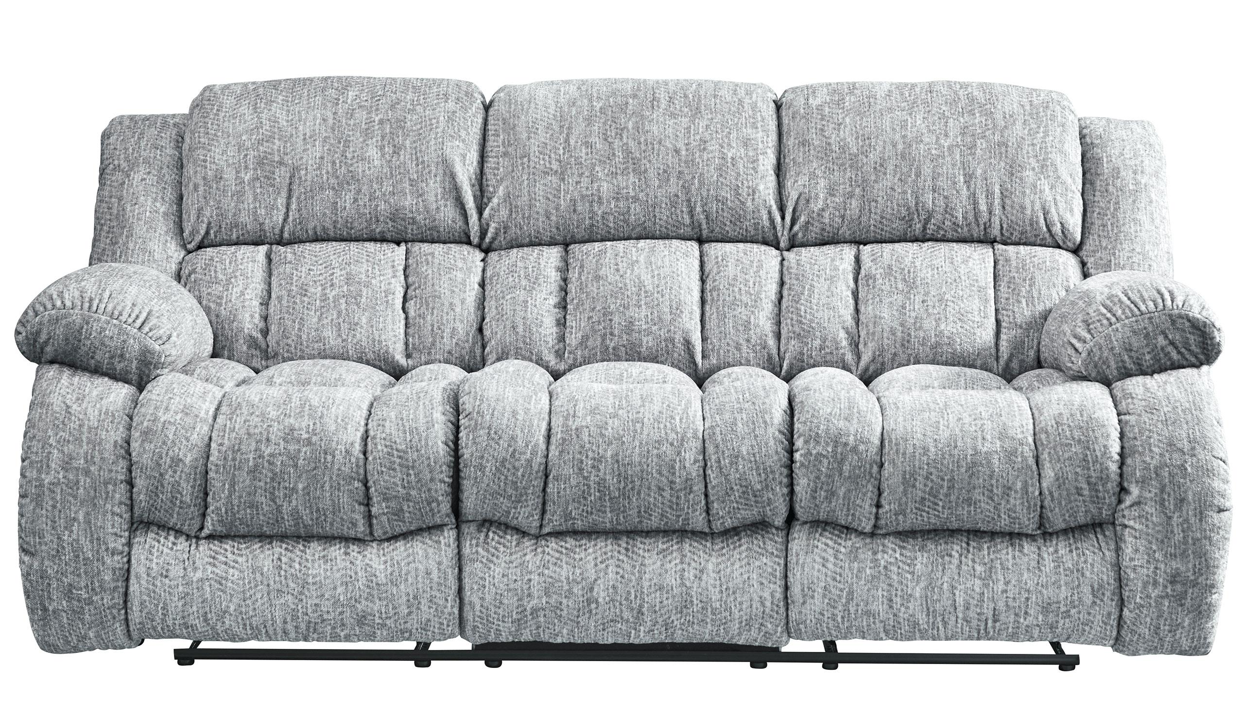 U250 GREY RECLINING SOFA