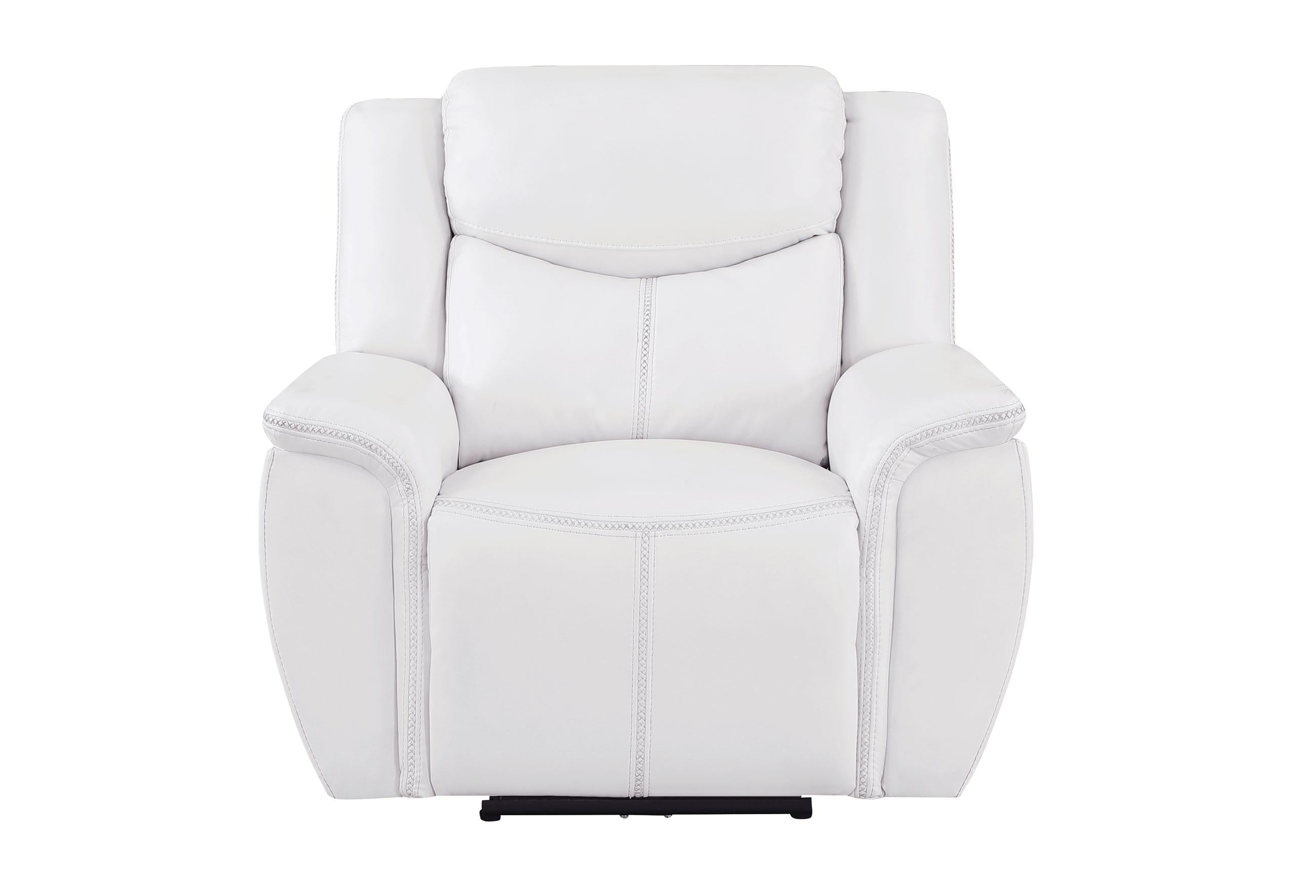 U5987 BLANCHE WHITE POWER RECLINER