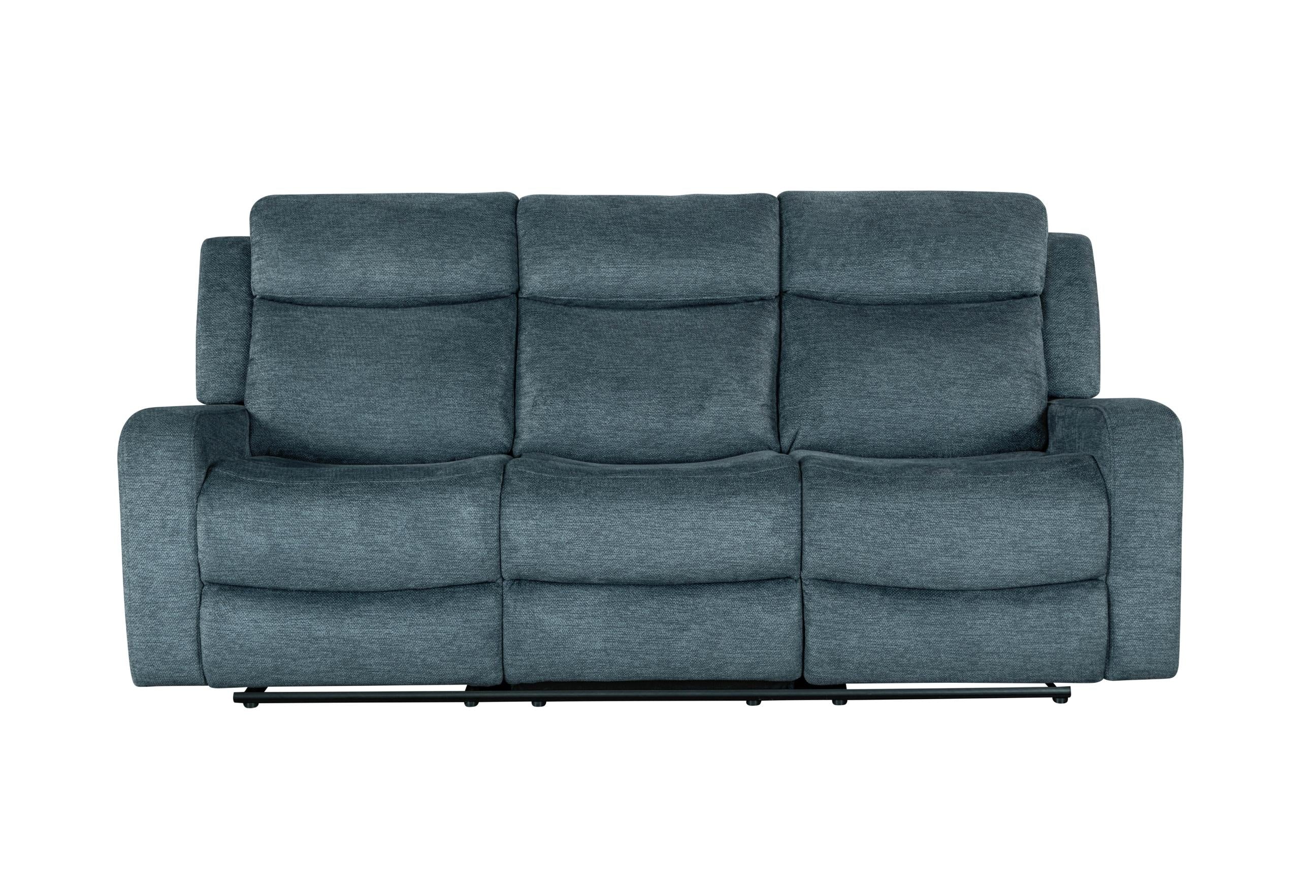 U6024 DARK GREY 9 RECLINING SOFA