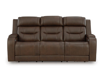 Knightington Power Reclining Sofa with Audio Seating