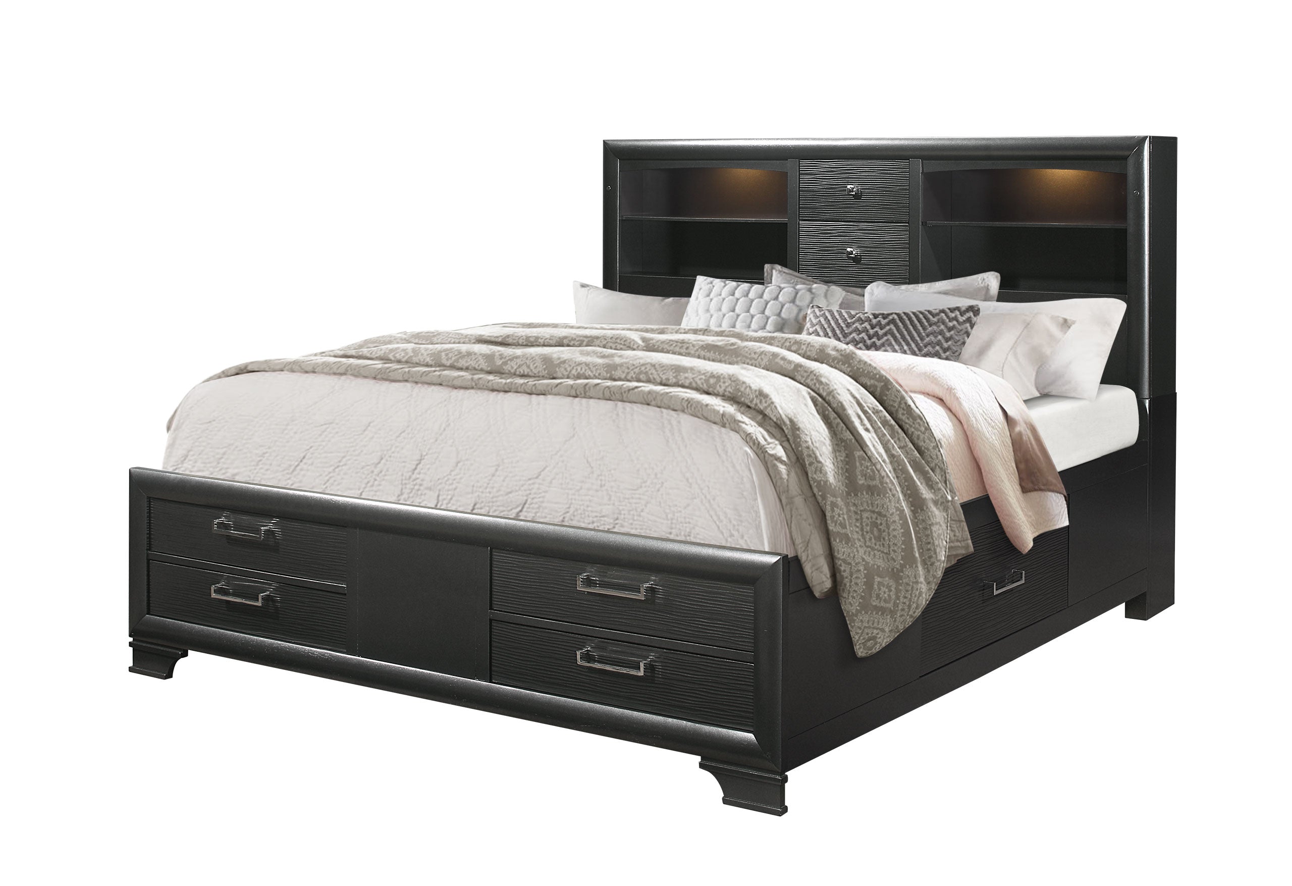 JORDYN GREY KING BED GROUP