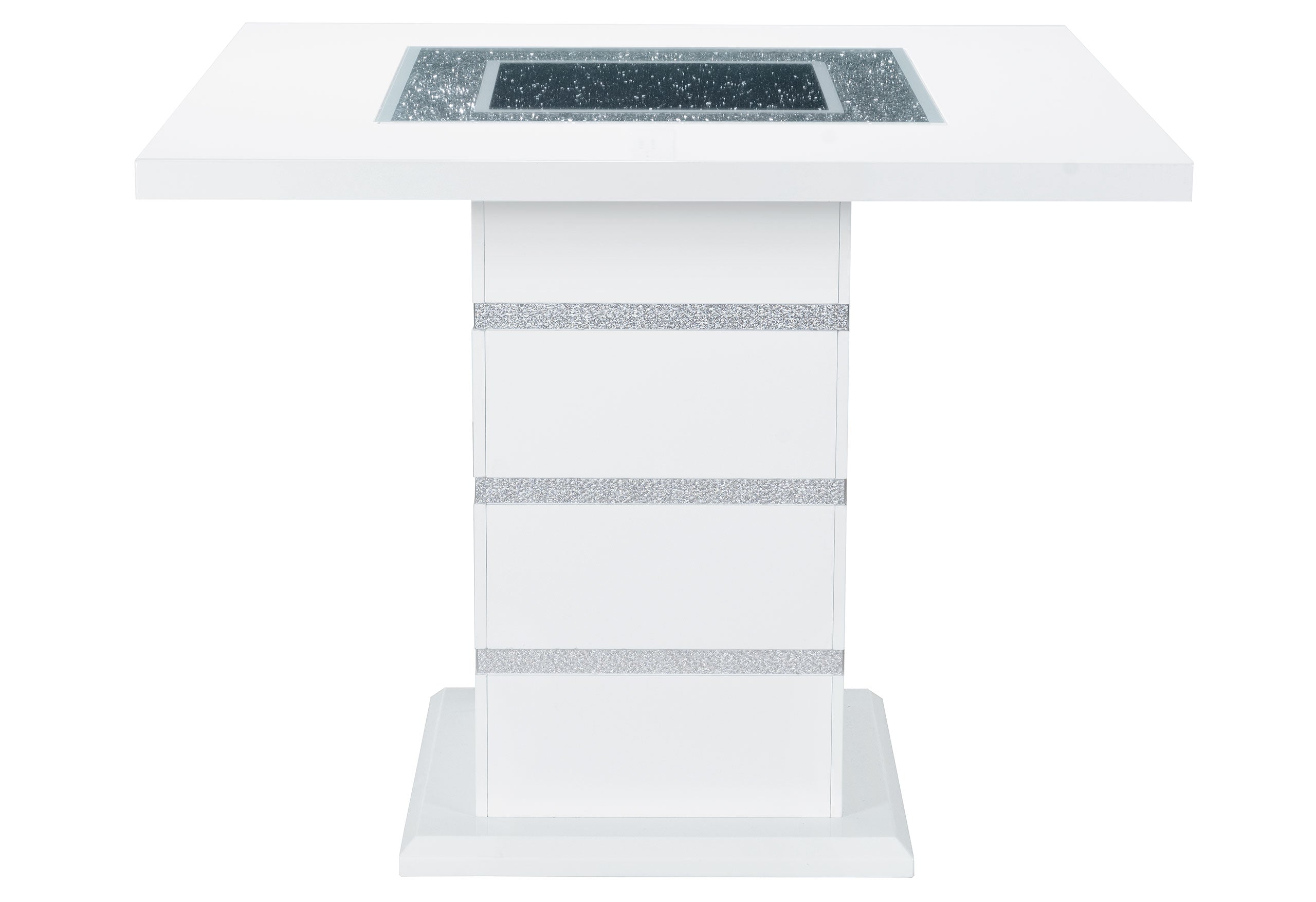 MONACO WHITE BAR TABLE + 6 MONACO BS-N