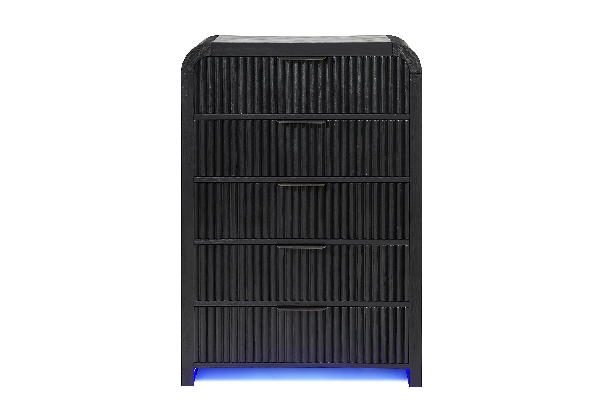 BECKETT WHT/BLK CHEST W/ LED