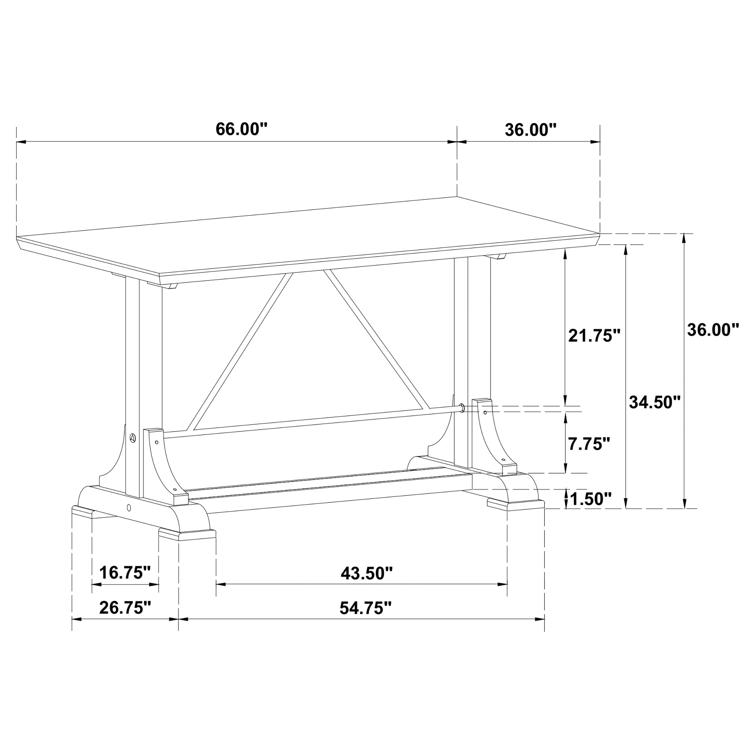 Aldrich Counter Height Dining Table