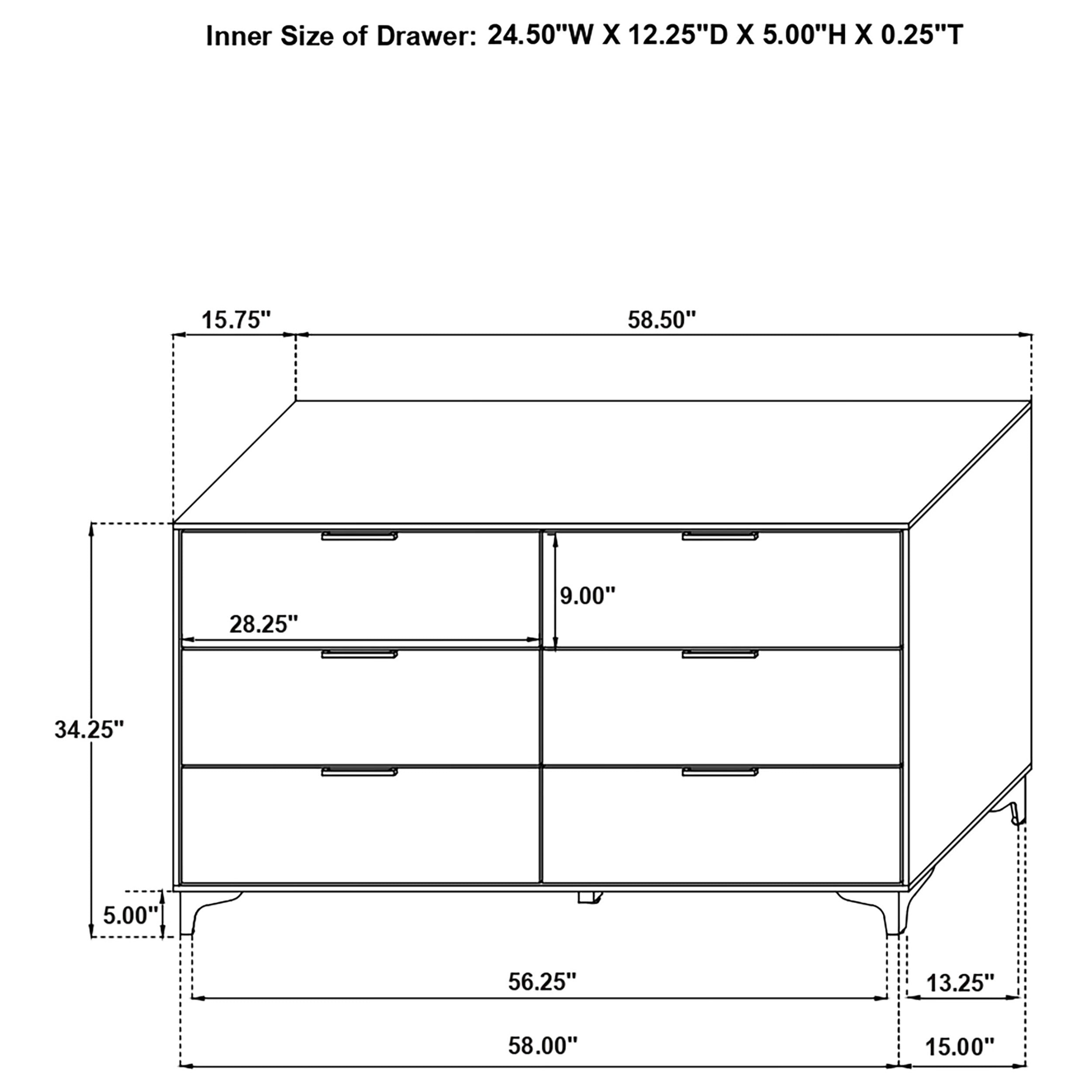 Kendall 5 Pc Bedroom Sets