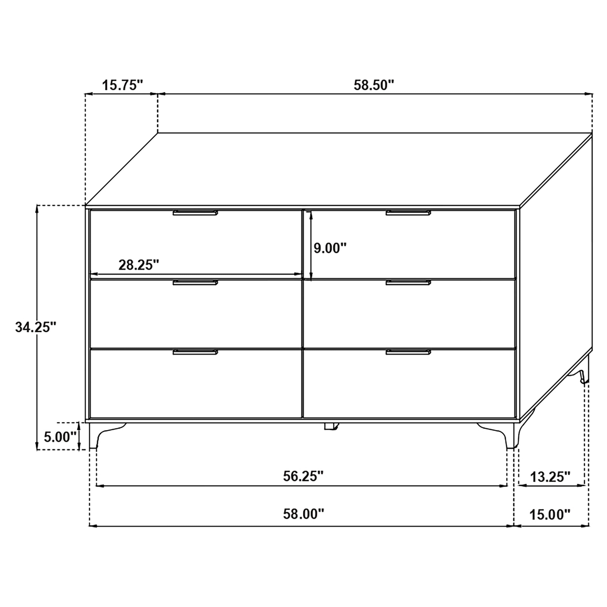 Kendall 5 Pc Bedroom Sets