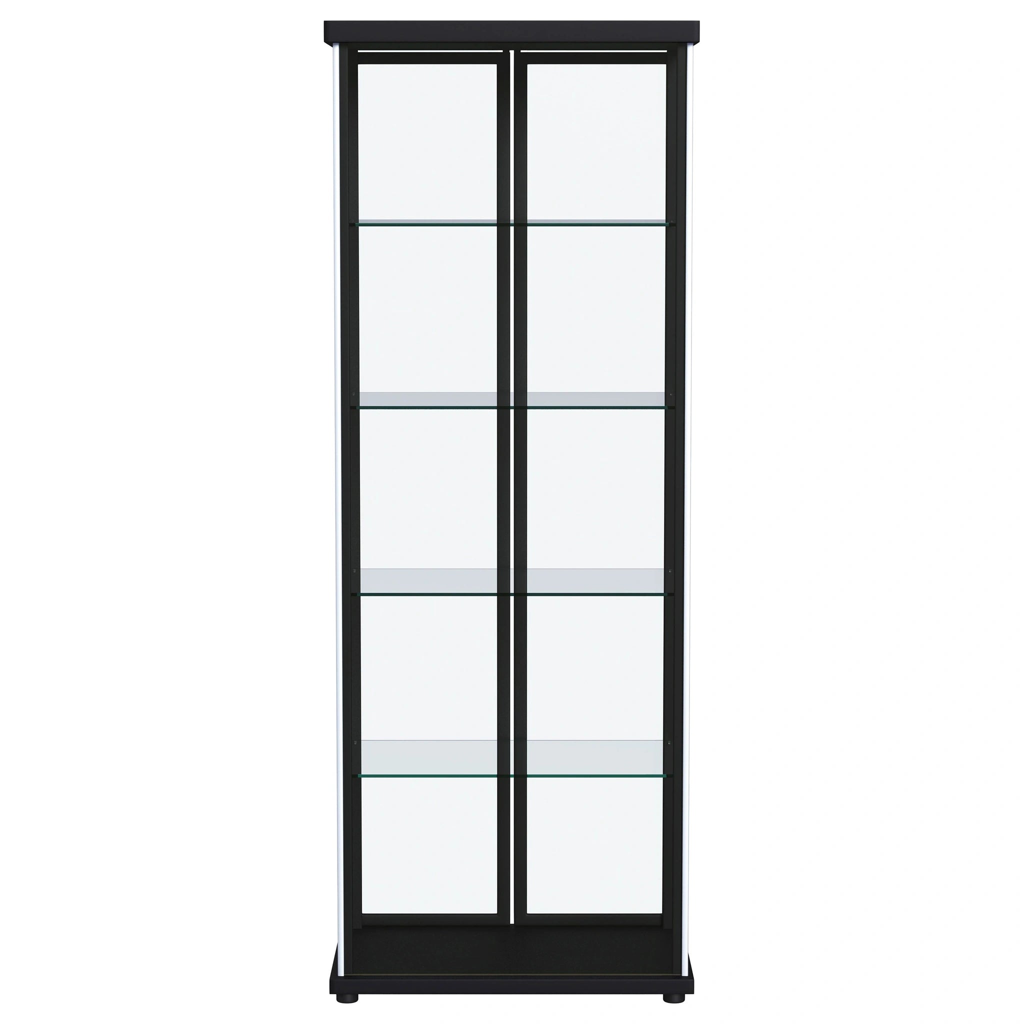 Aero Curio Cabinet with LED Lighting