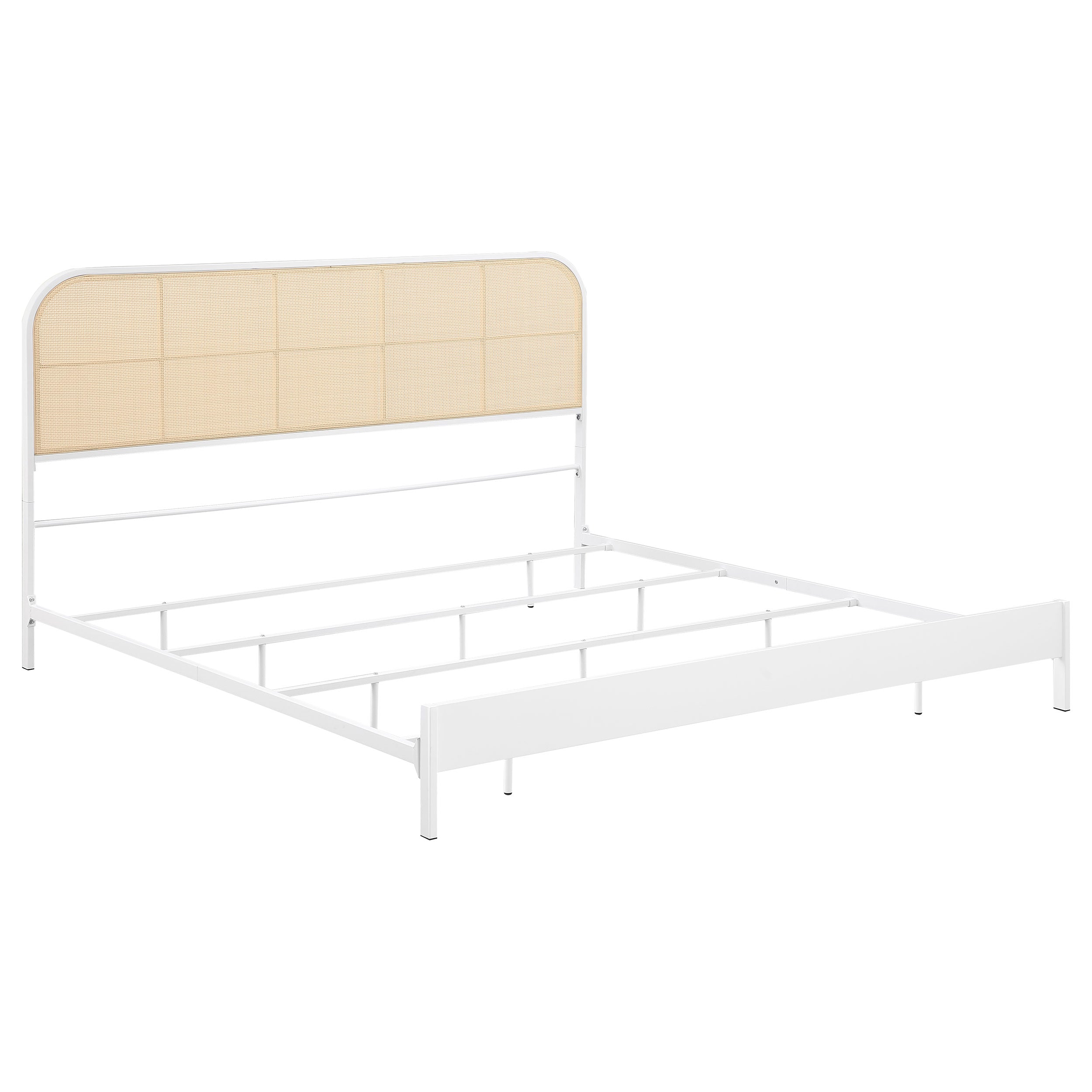 Amherst Eastern King, Queen, Full, & Twin Bed White & Black
