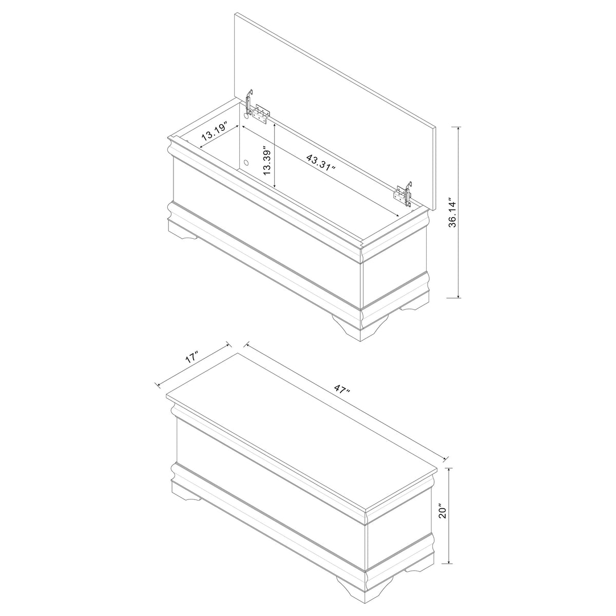 Pablo Cedar Chest