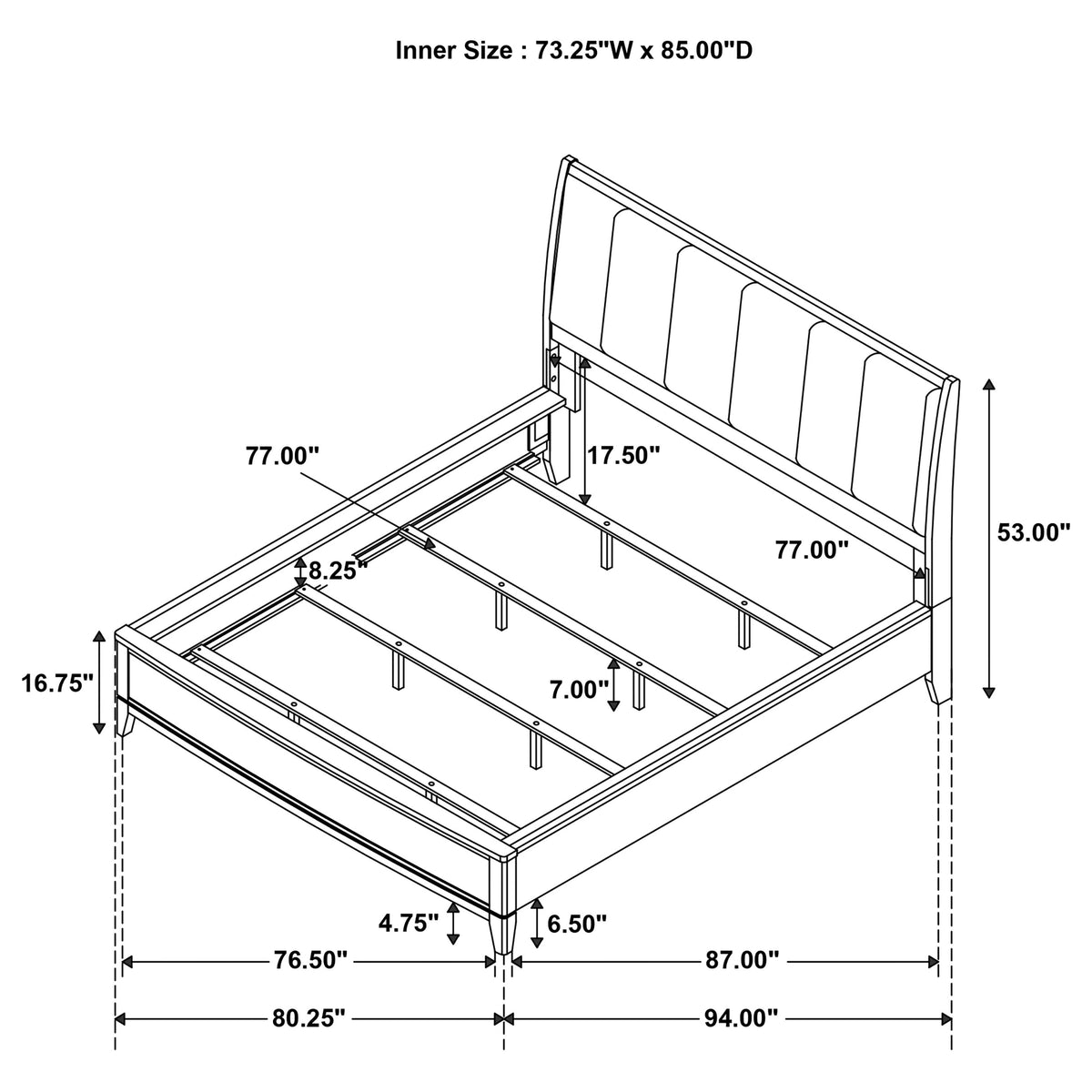 Granada Panel Bed