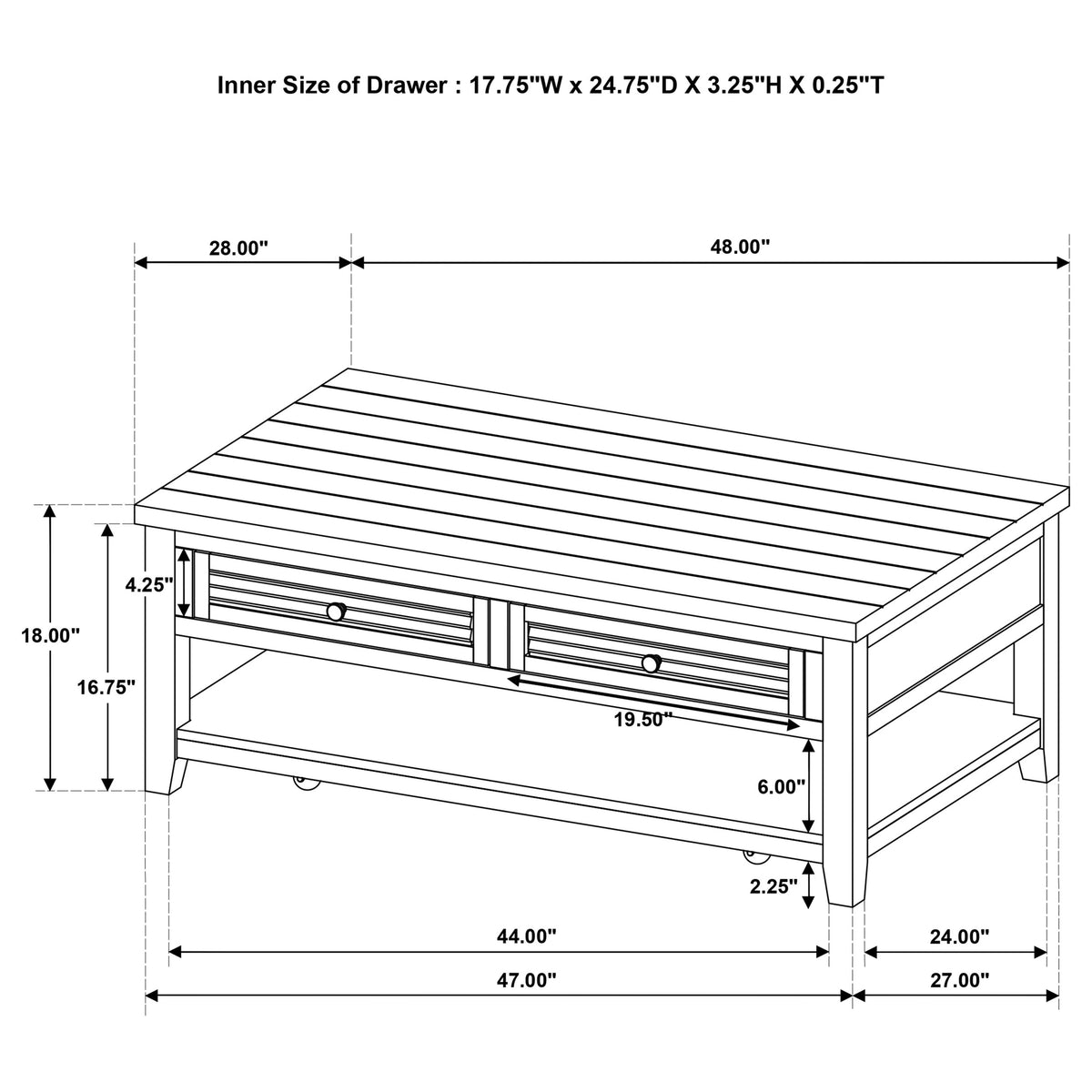 Concord Coffee Table Set