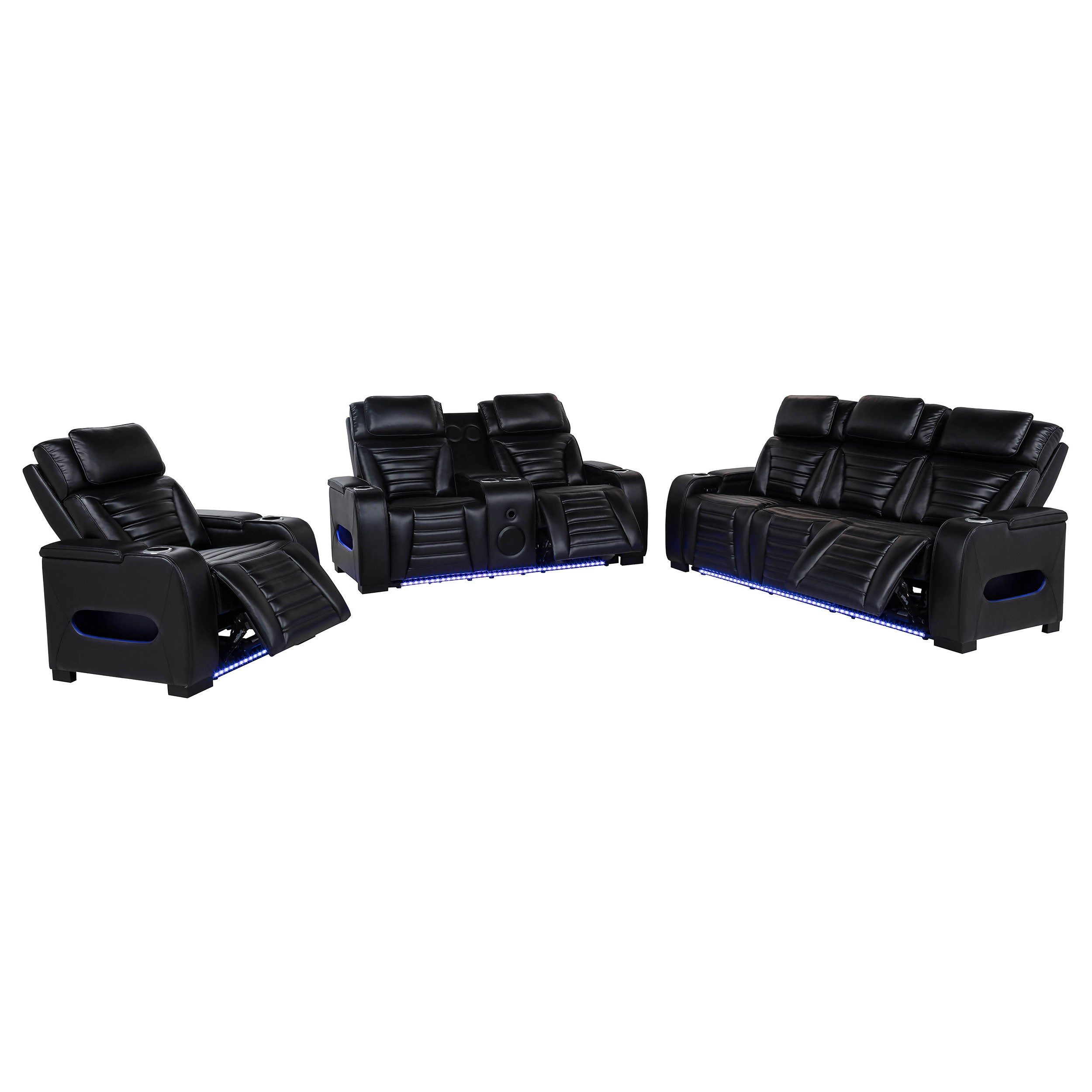 Zuma Dual Power Reclining Sofa Set