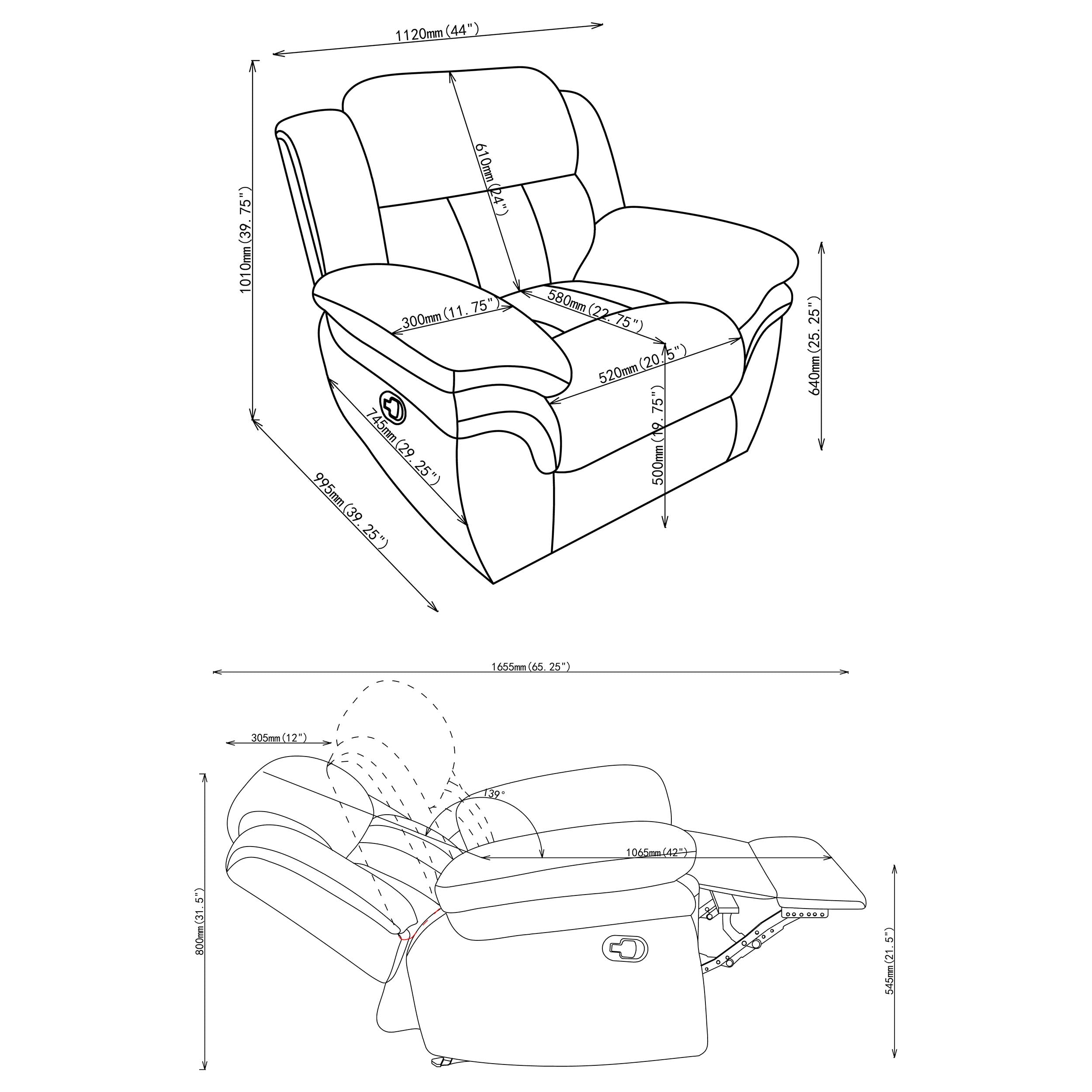 Bahrain Glider Recliner