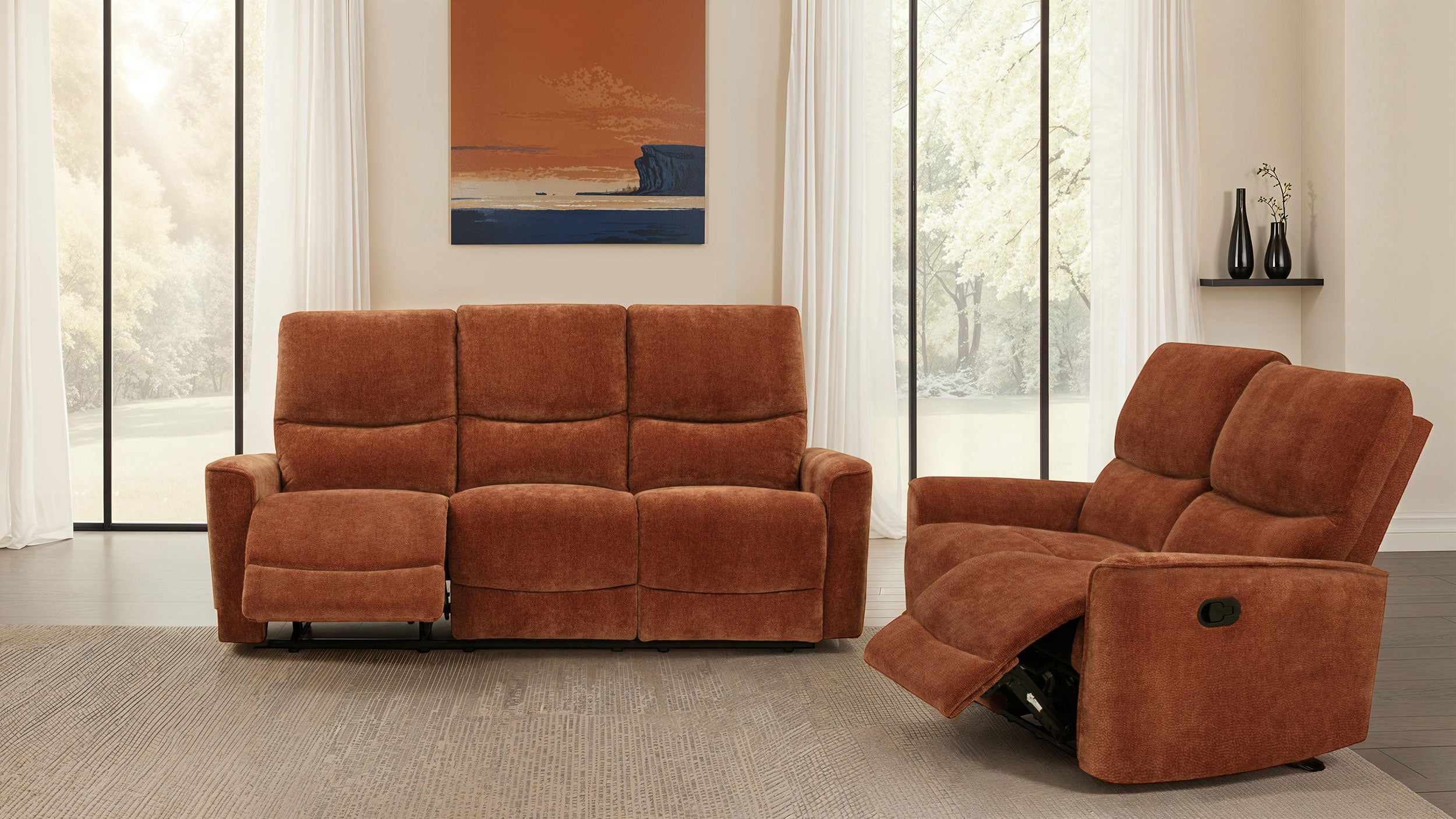 Navarro Reclining Sofa Set