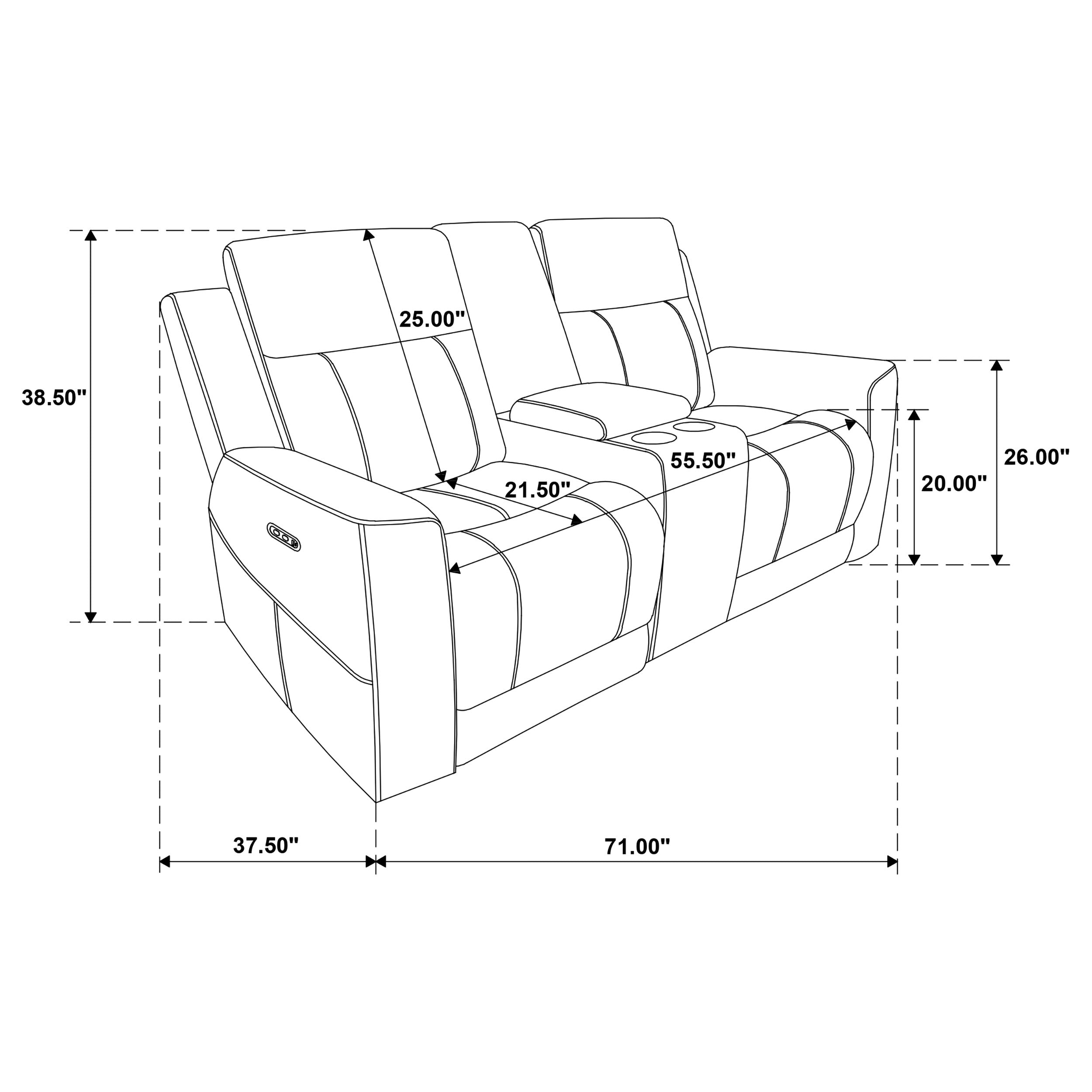 Kennett Power Reclining Loveseat