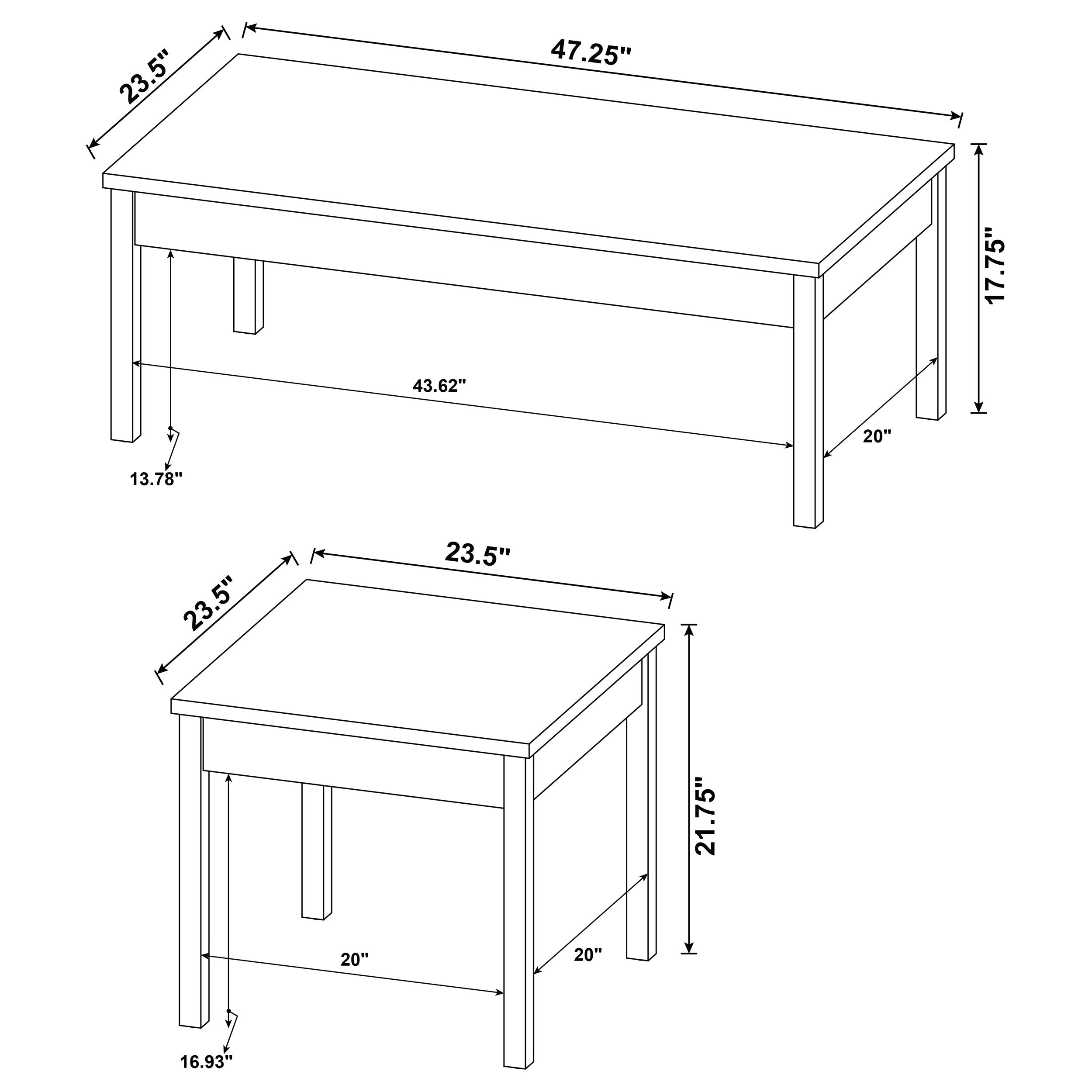 Stacie Coffee Table Set