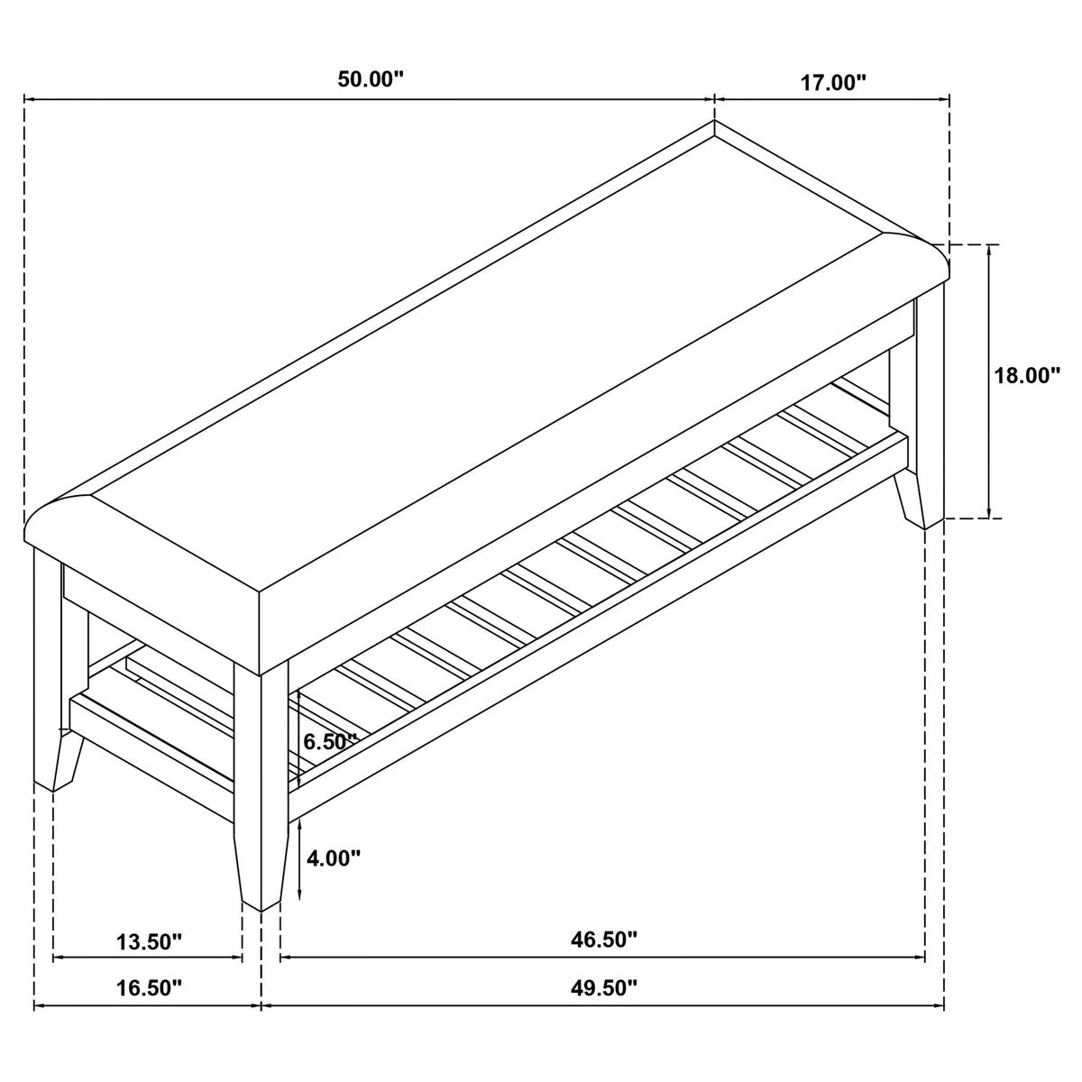 Bexhill Bedroom Bench