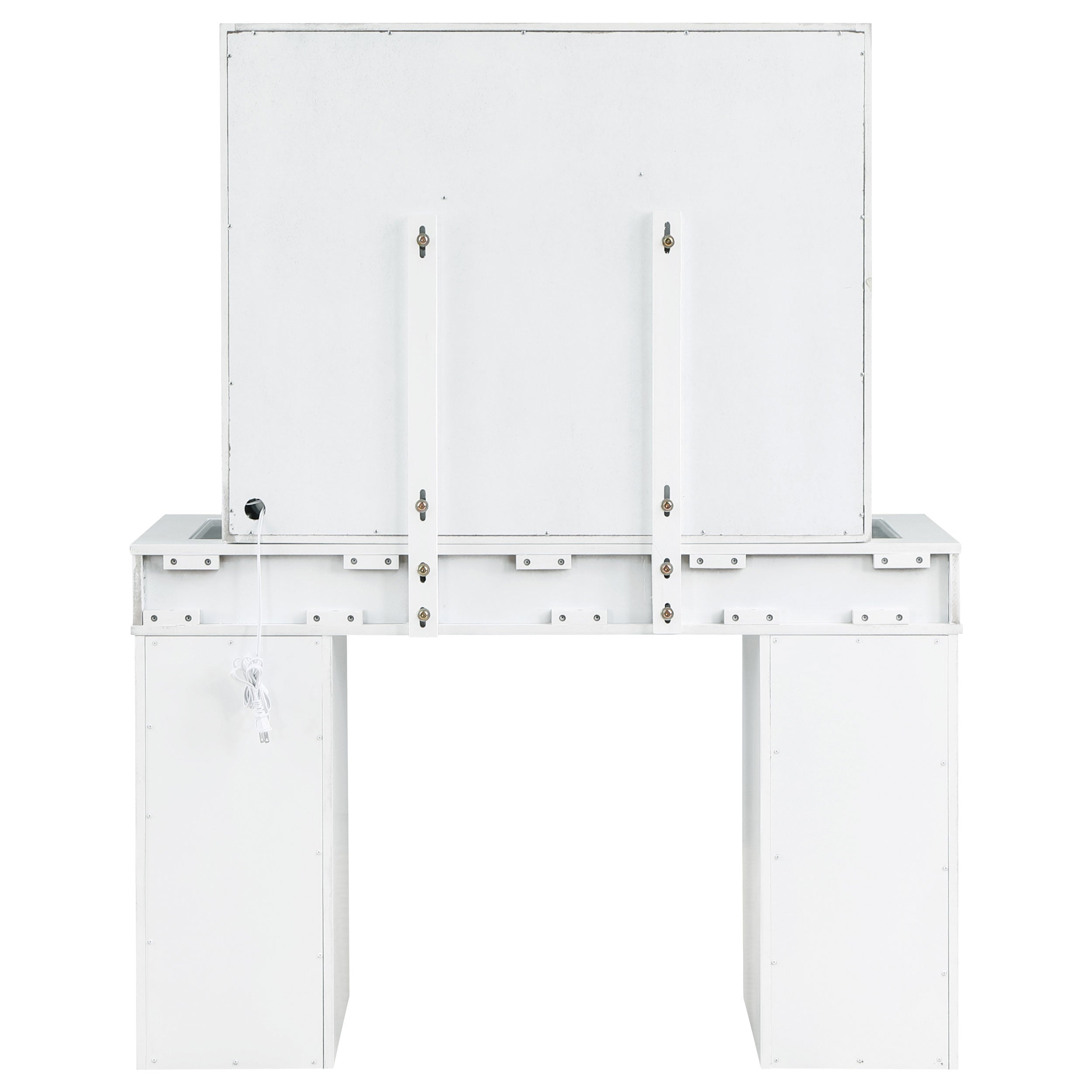 Regina Makeup Vanity Table with LED Mirror and Stool